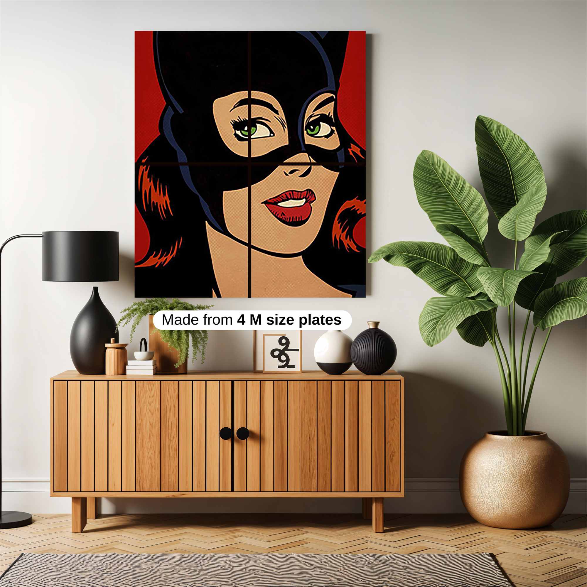Catwoman Sultry Safe Wall Magnetic / M