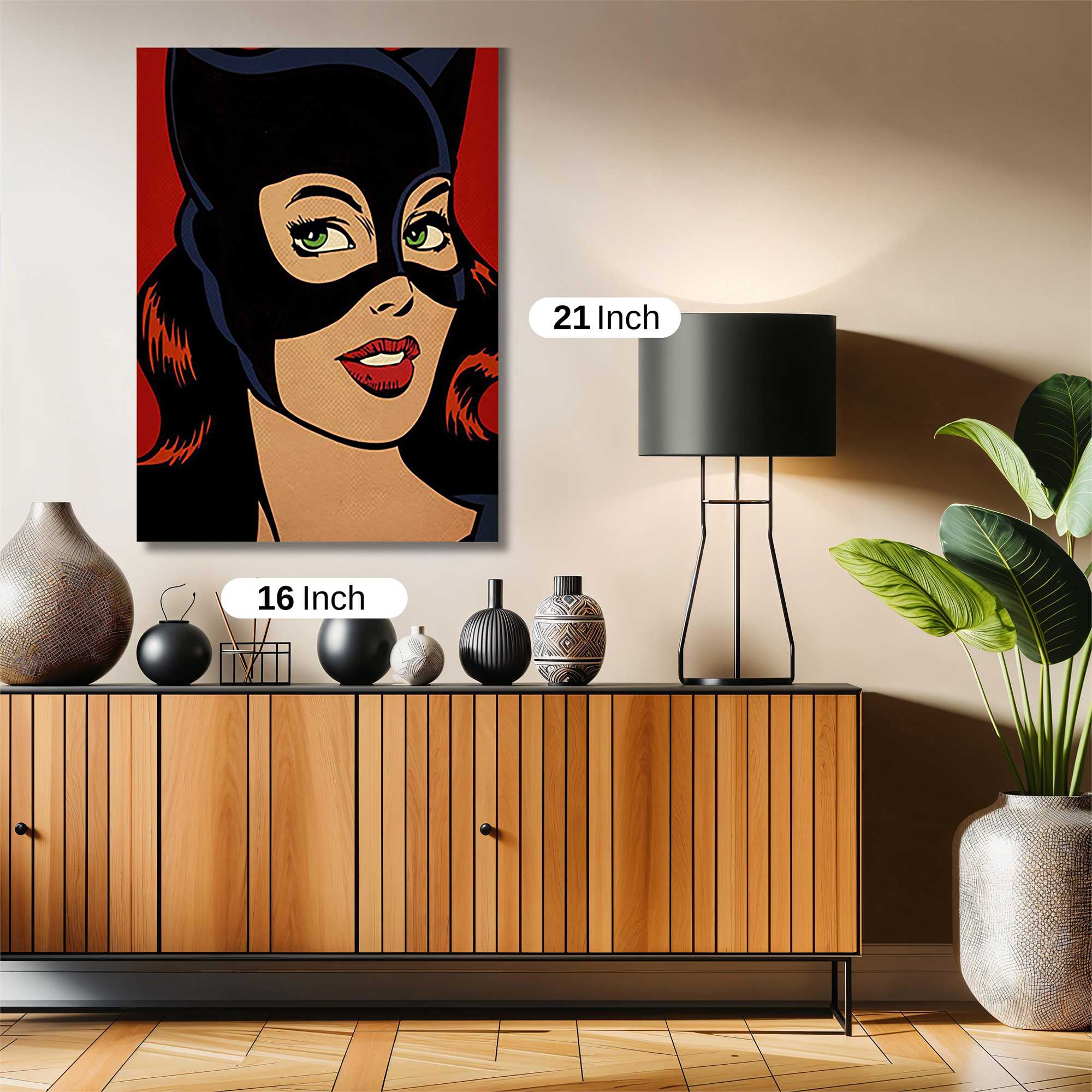 Catwoman Sultry Safe Wall Magnetic / M