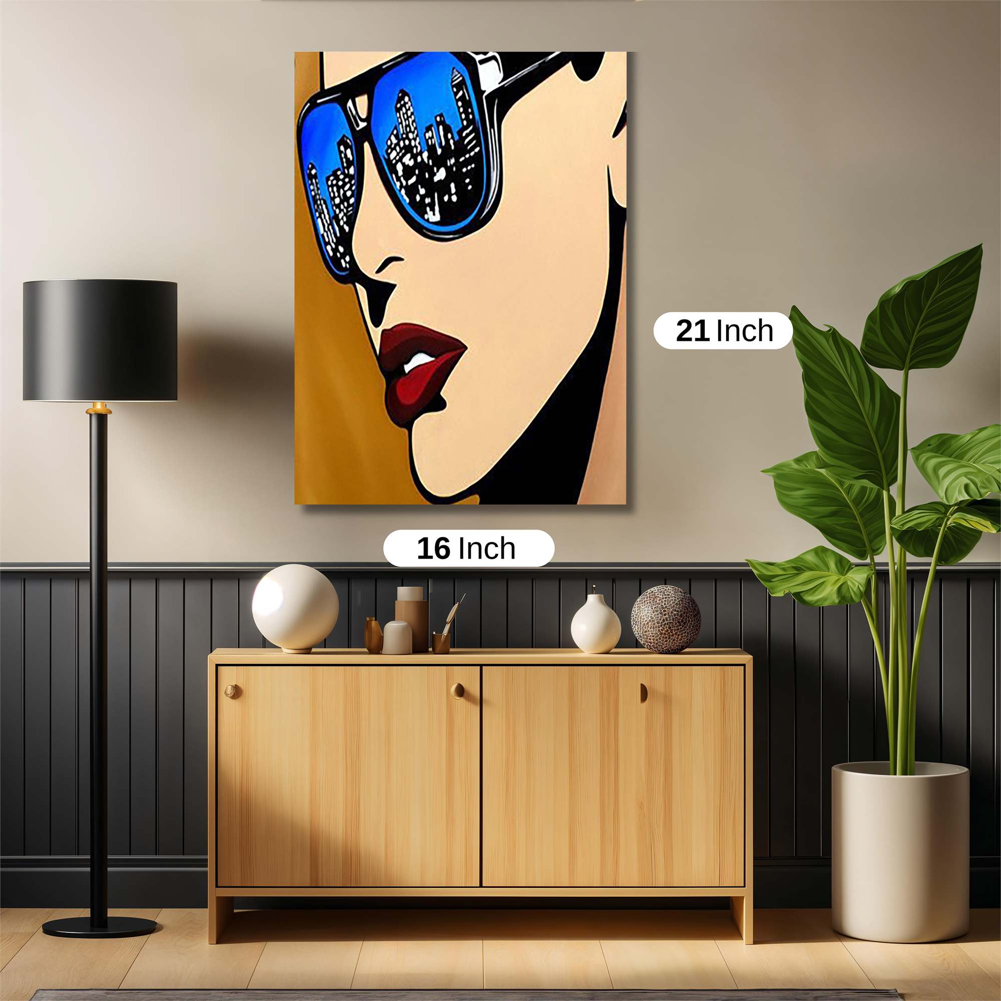 Cityscape Cool Safe Wall Magnetic / M