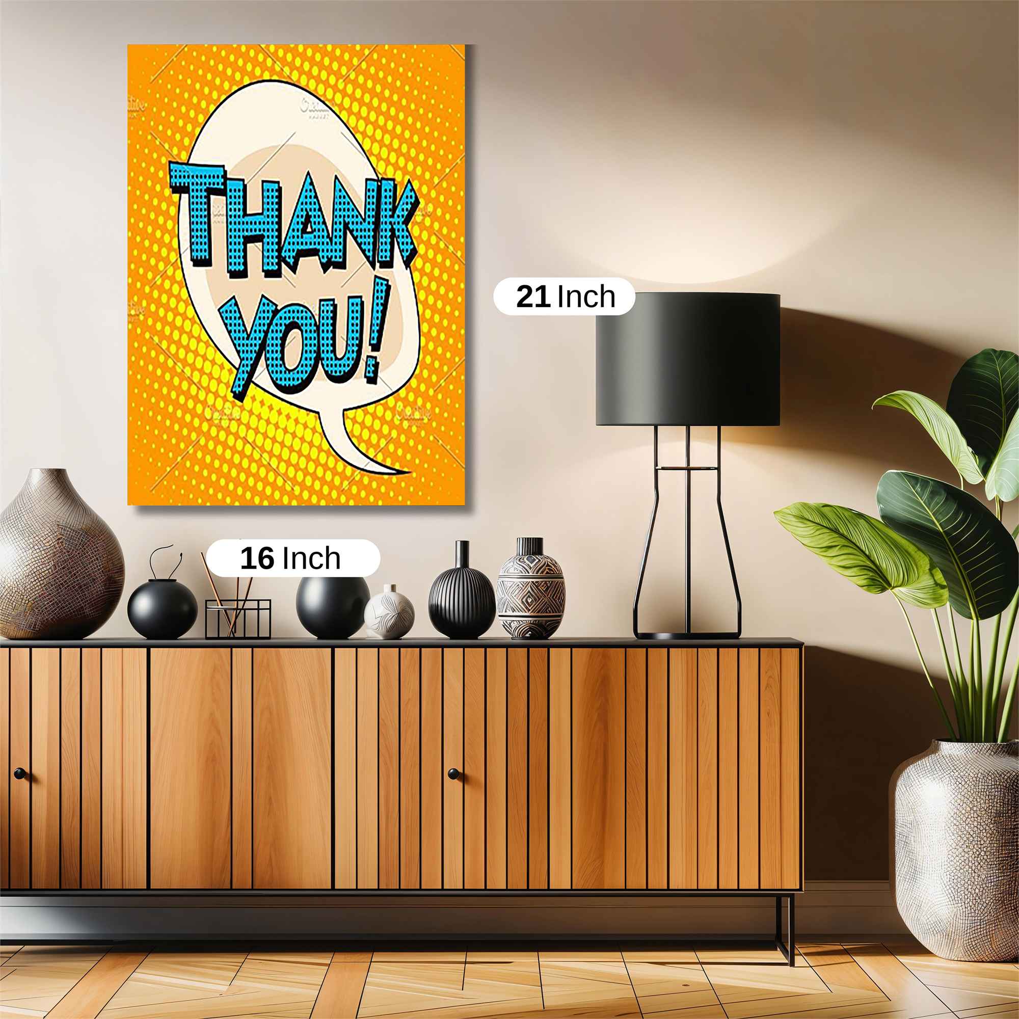 Thank You! Joyful Safe Wall Magnetic / M