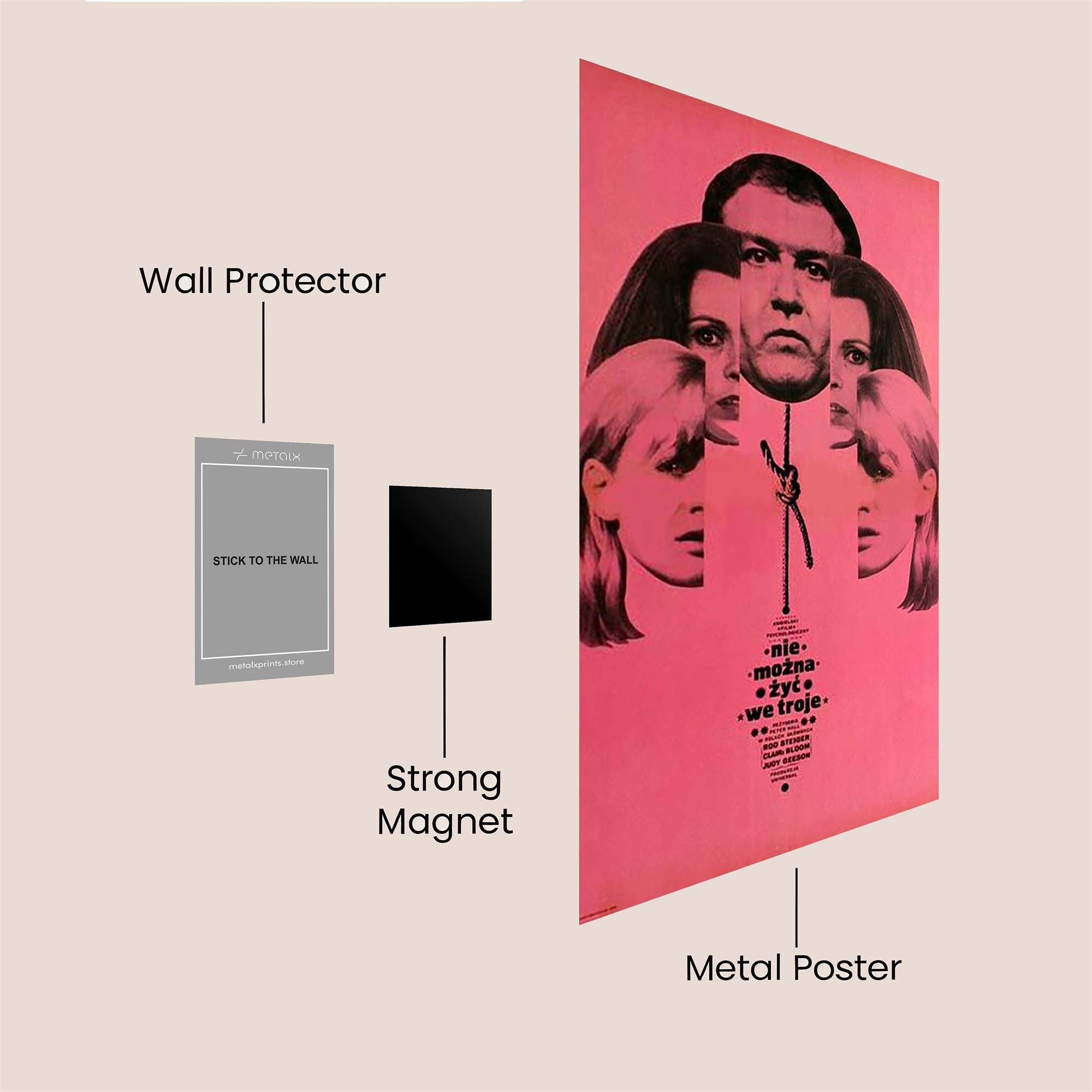 Surreal Bondage Safe Wall Magnetic / M