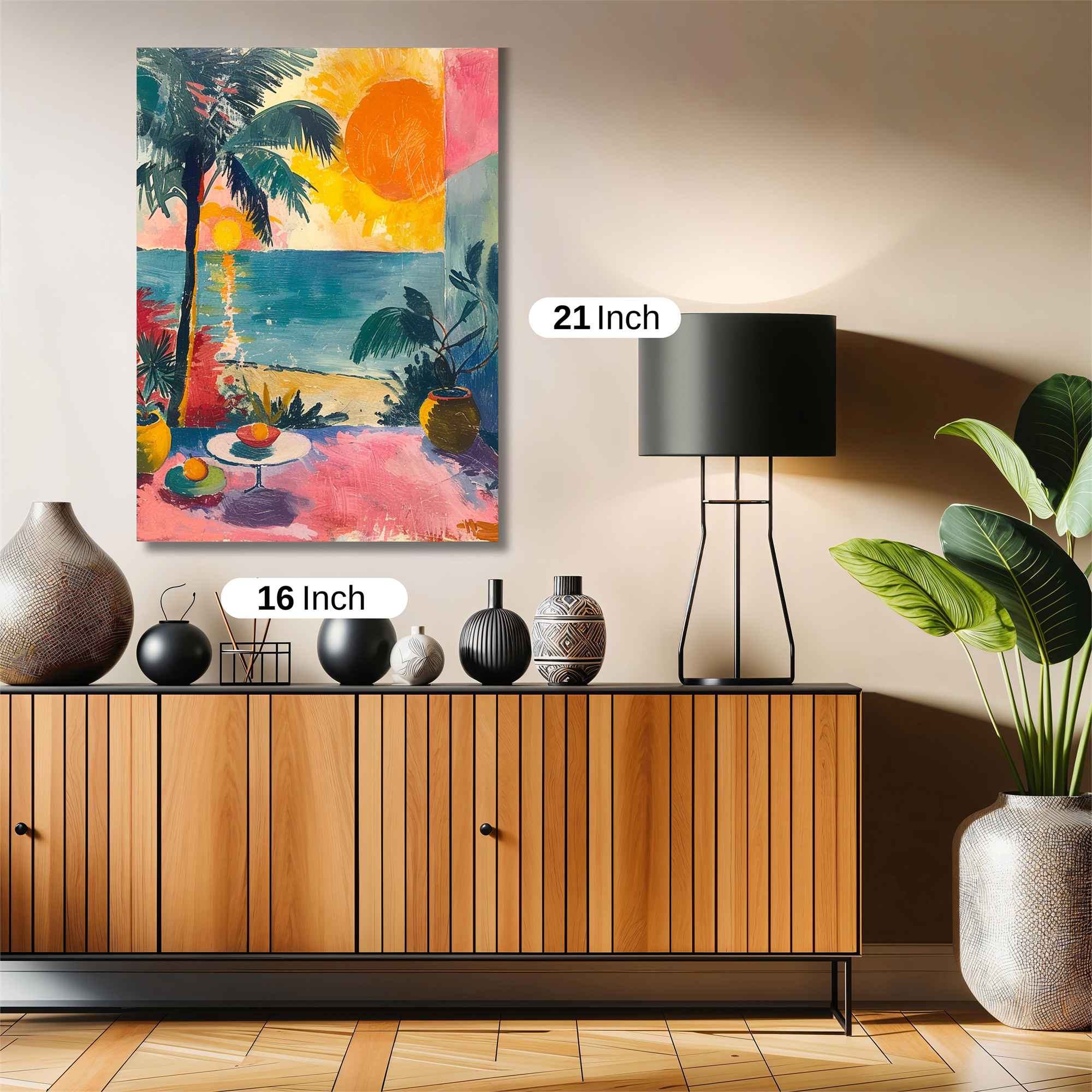 Sunset Serenity Safe Wall Magnetic / M