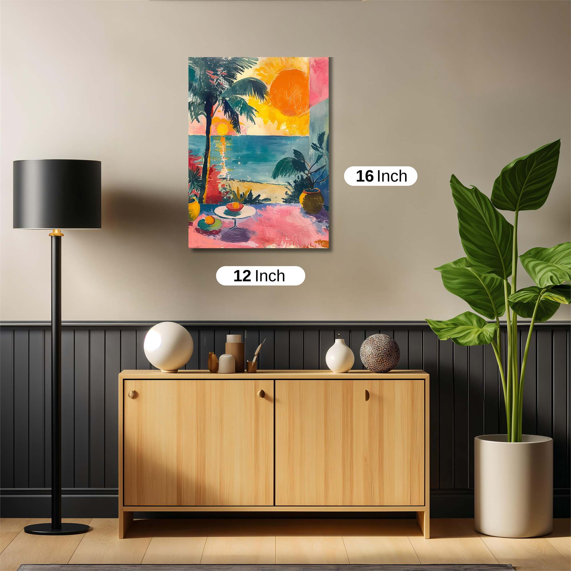 Sunset Serenity Safe Wall Magnetic / M