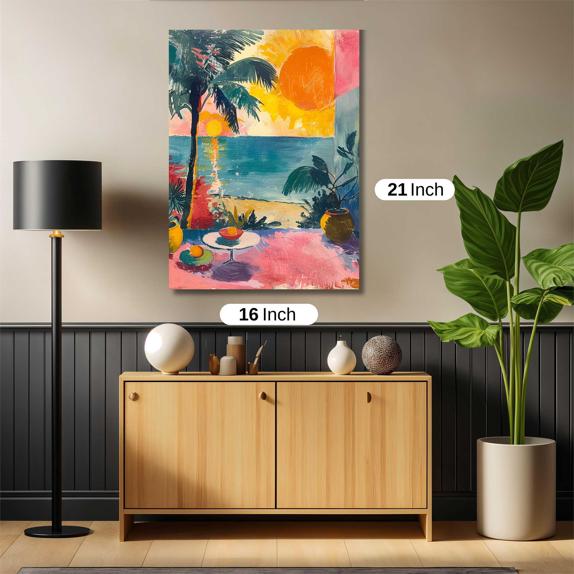 Sunset Serenity Safe Wall Magnetic / M