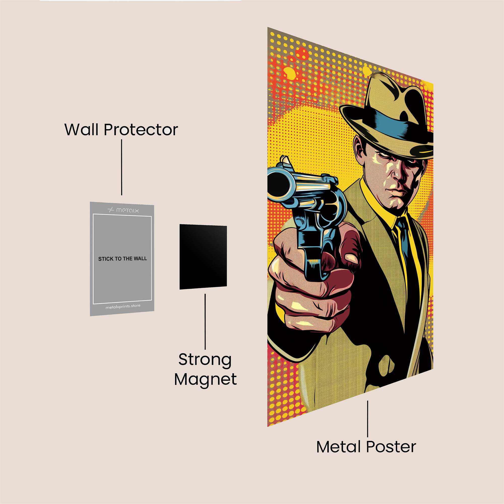 Gangster Gloom Safe Wall Magnetic / M