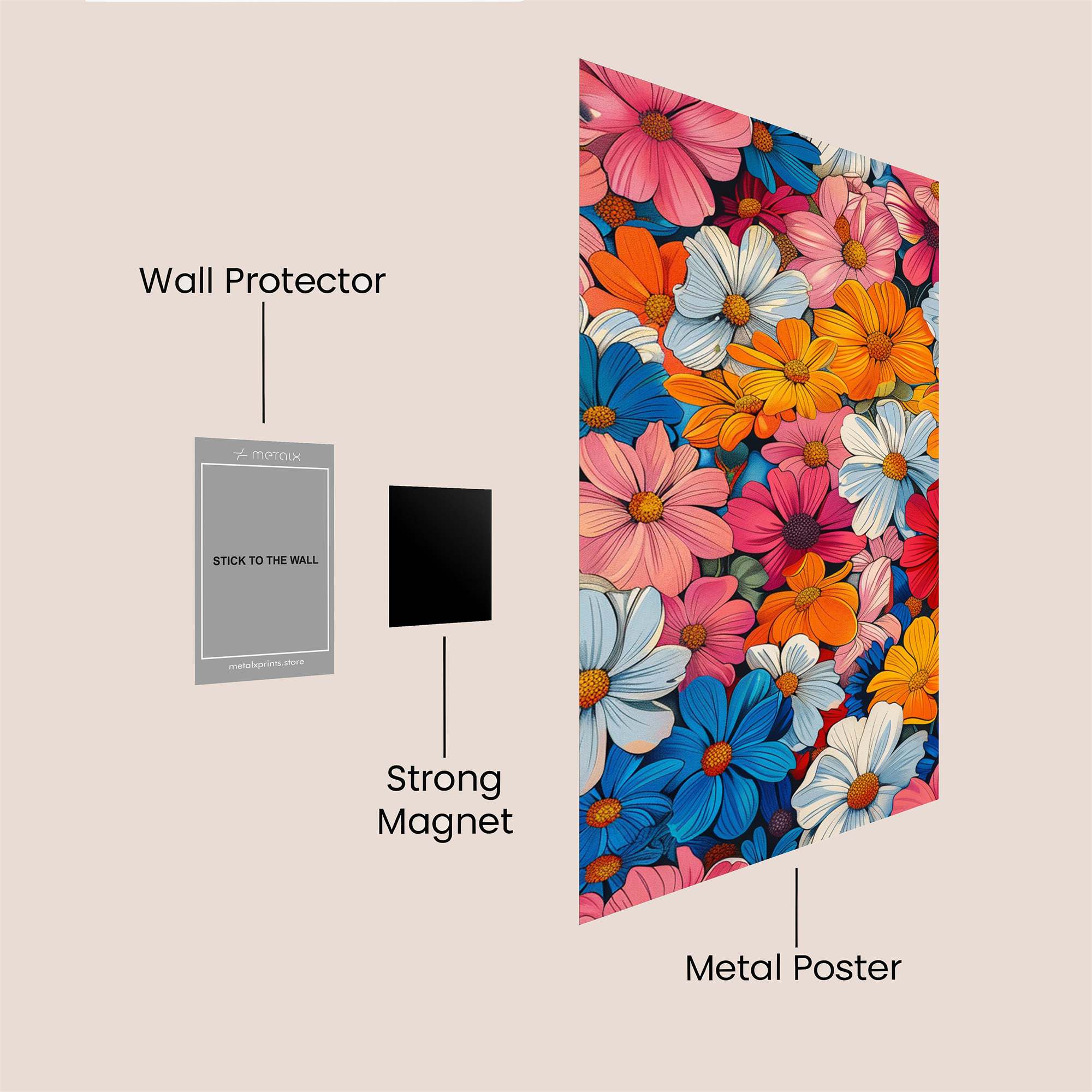 FlowerFest Safe Wall Magnetic / M