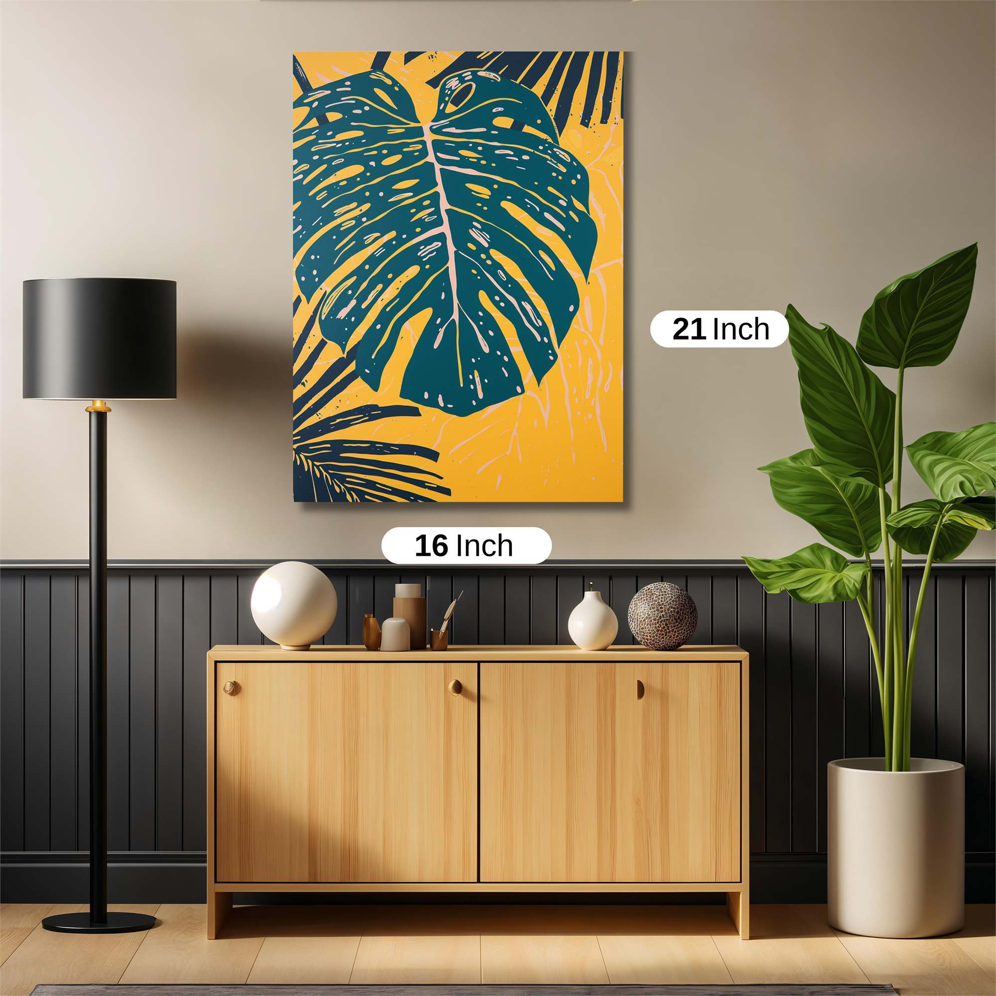 Monstera Serenity Safe Wall Magnetic / M