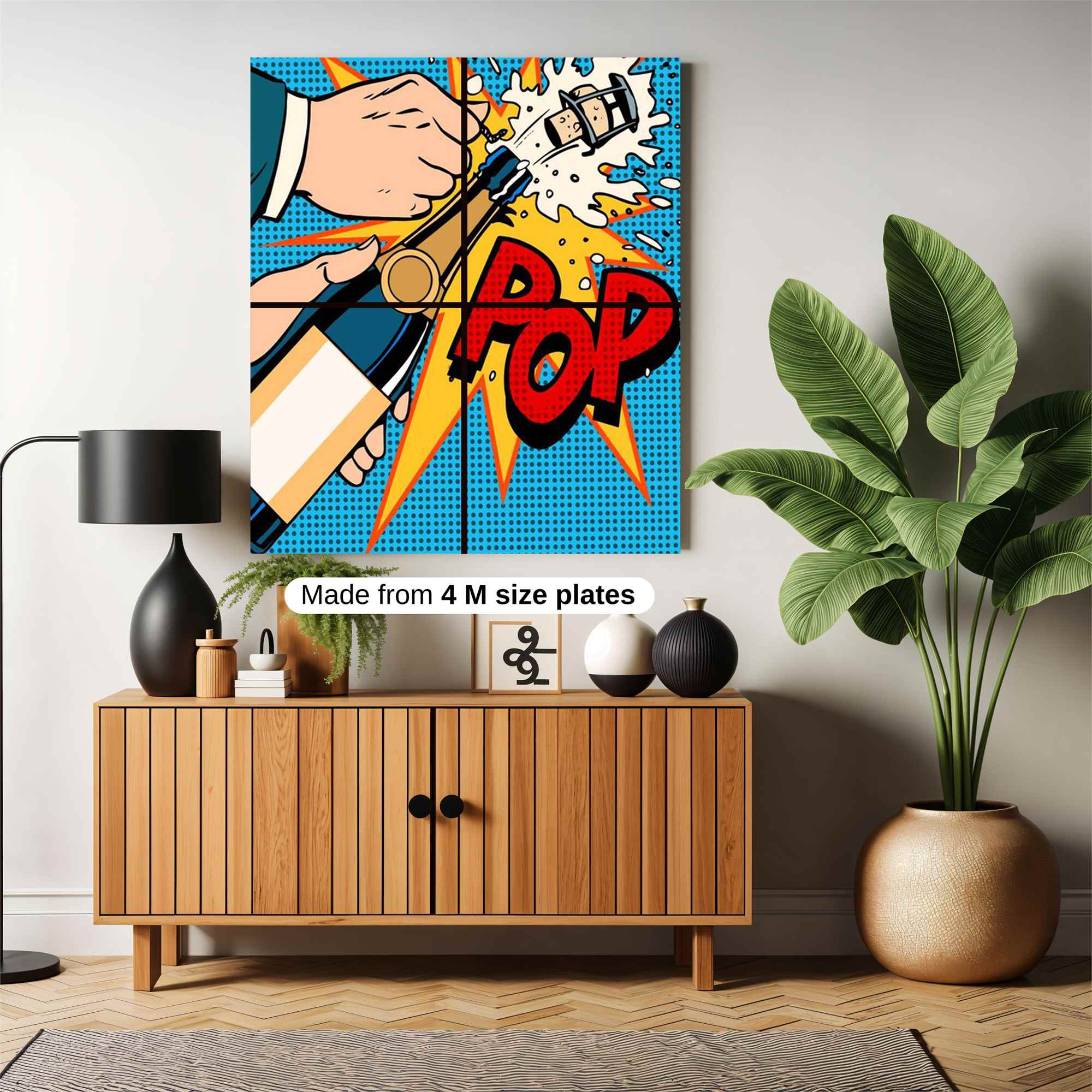 Champagne Exuberance Safe Wall Magnetic / M