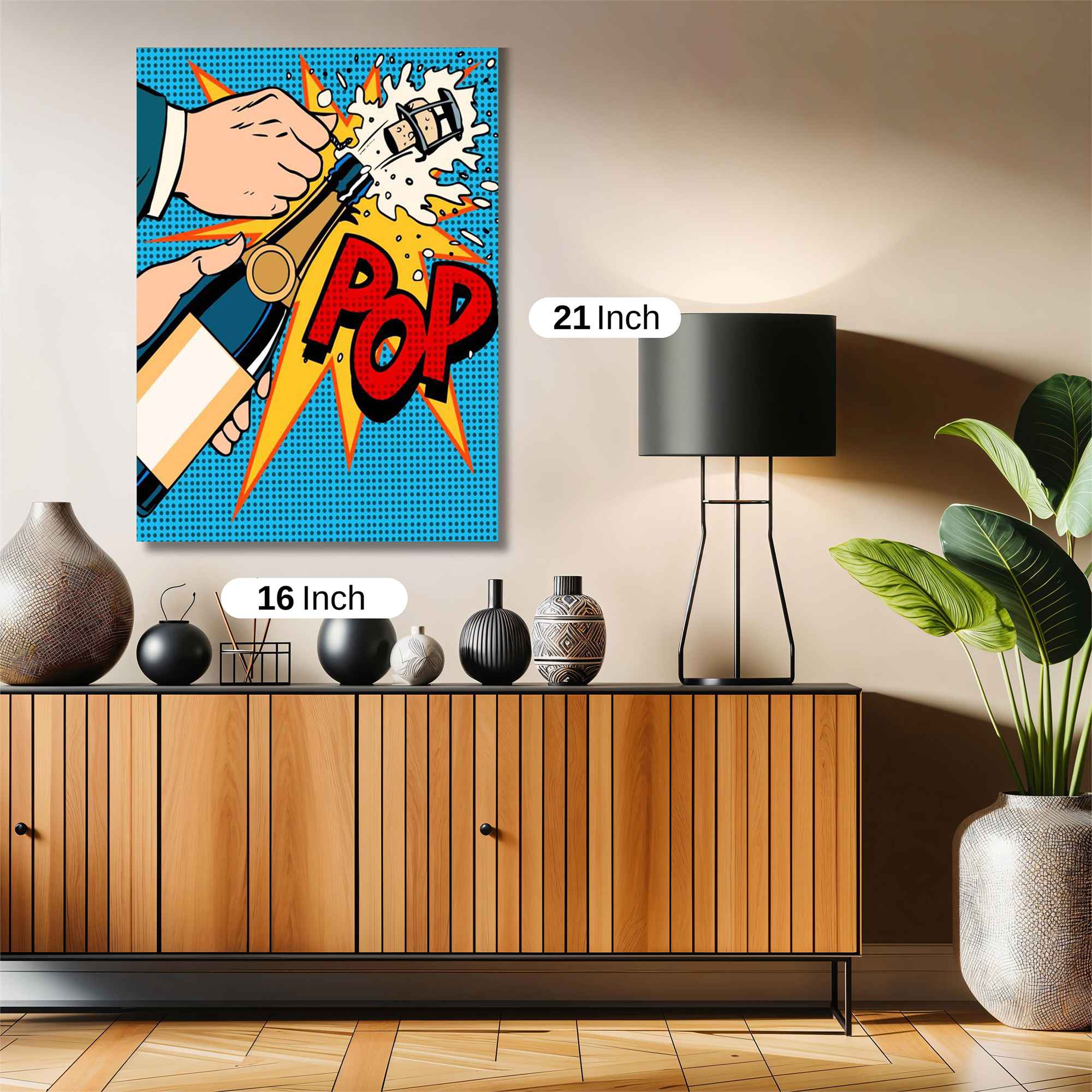 Champagne Exuberance Safe Wall Magnetic / M