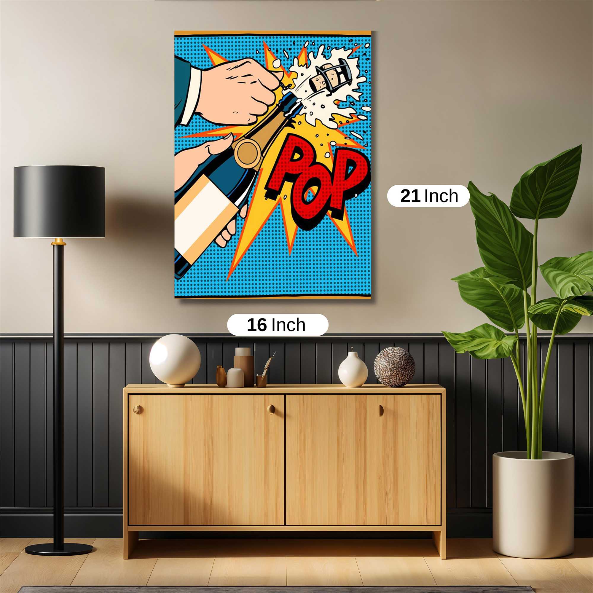 Champagne Exuberance Safe Wall Magnetic / M