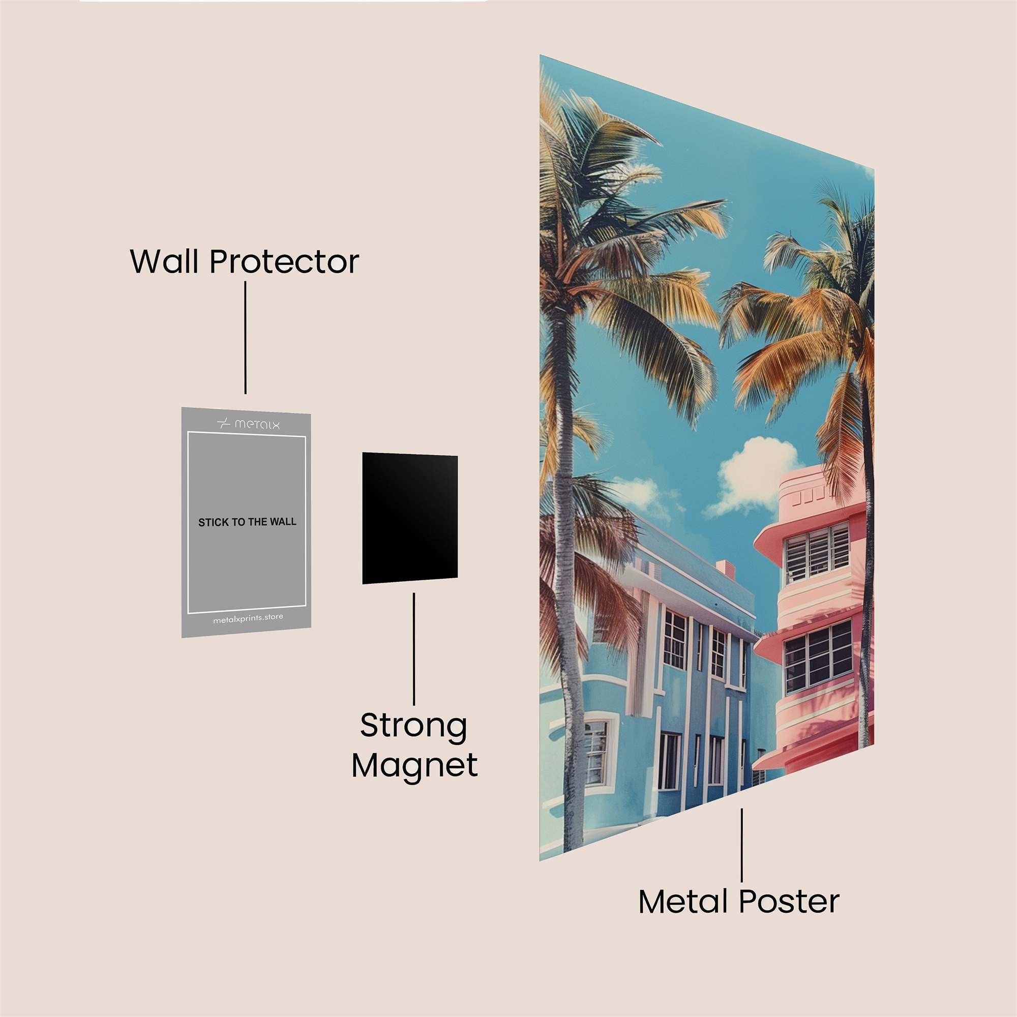 Miami Bliss Safe Wall Magnetic / M