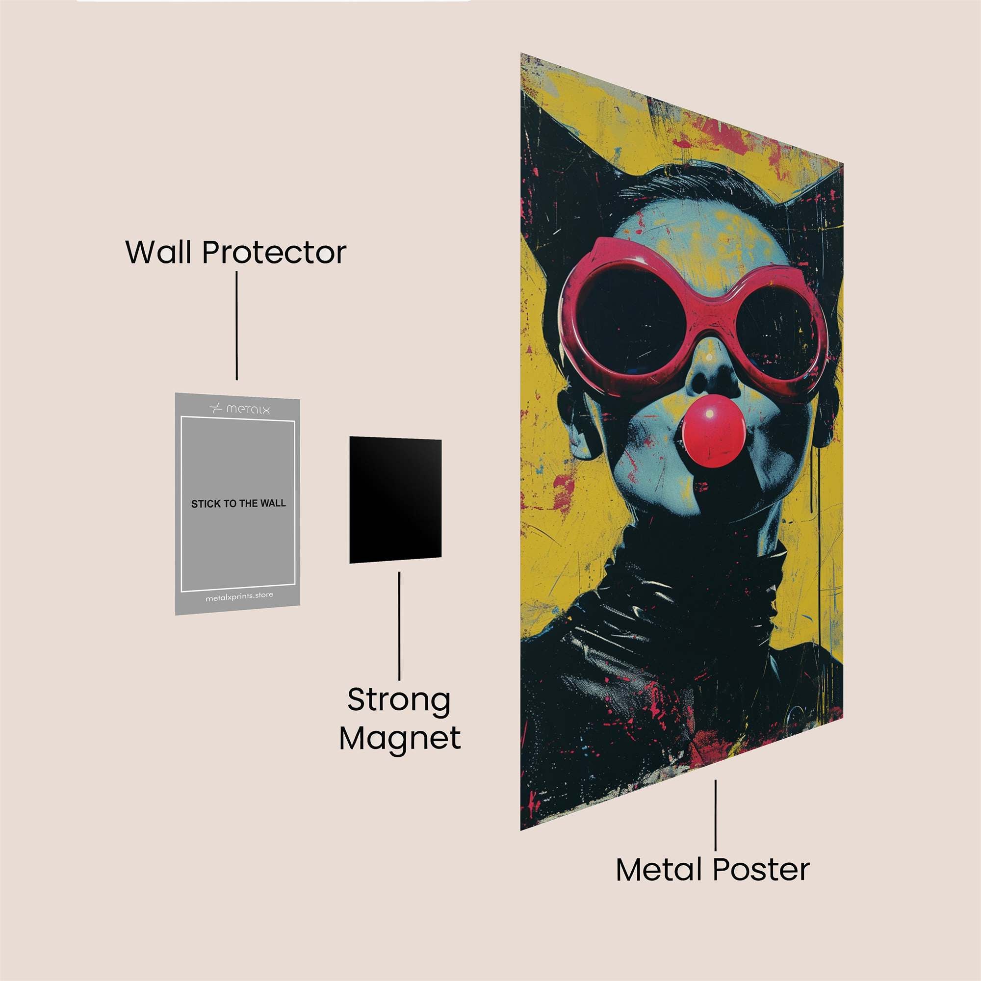 Catwoman Playful Safe Wall Magnetic / M