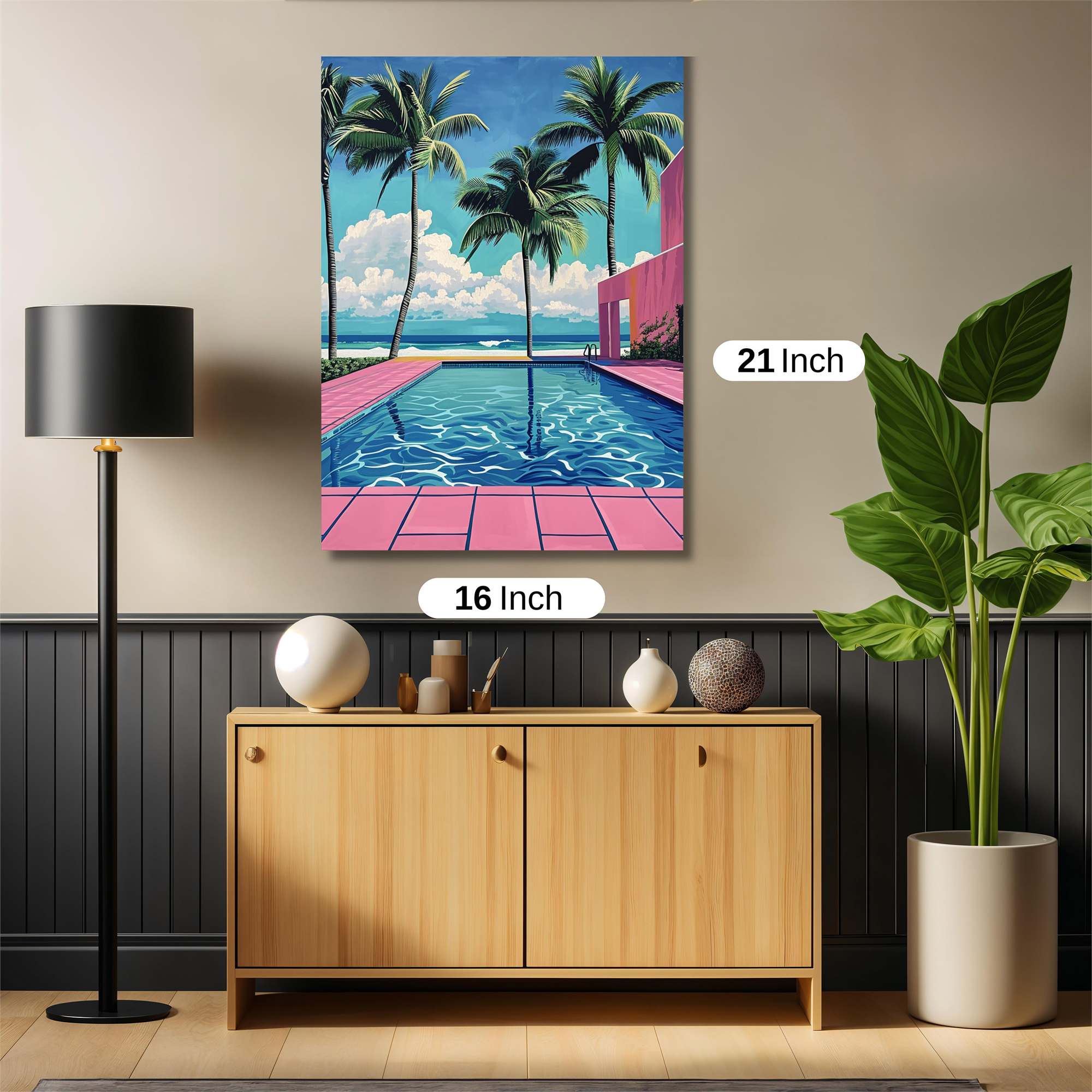 Tropical Bliss Safe Wall Magnetic / M