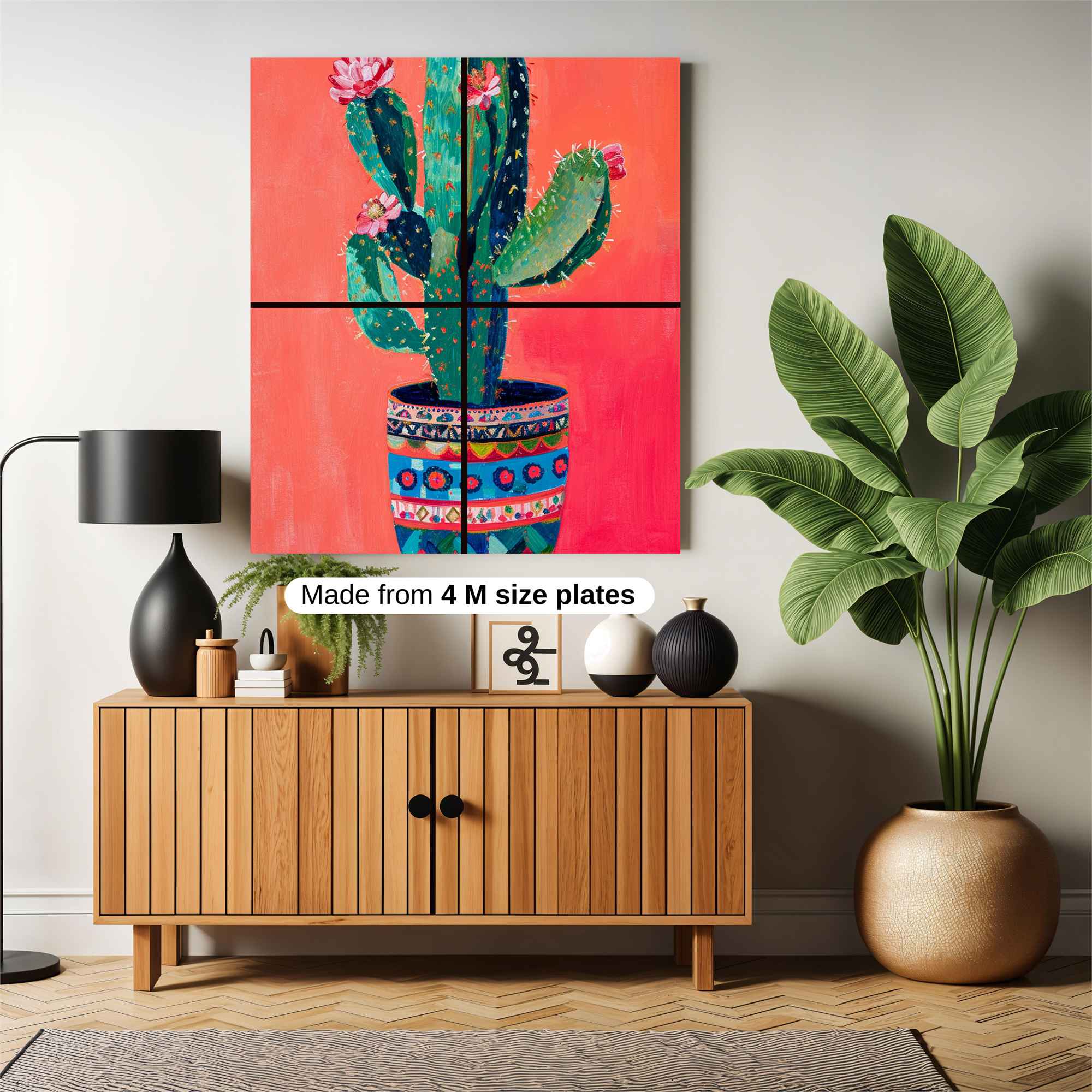 Cactus Cheer Safe Wall Magnetic / M