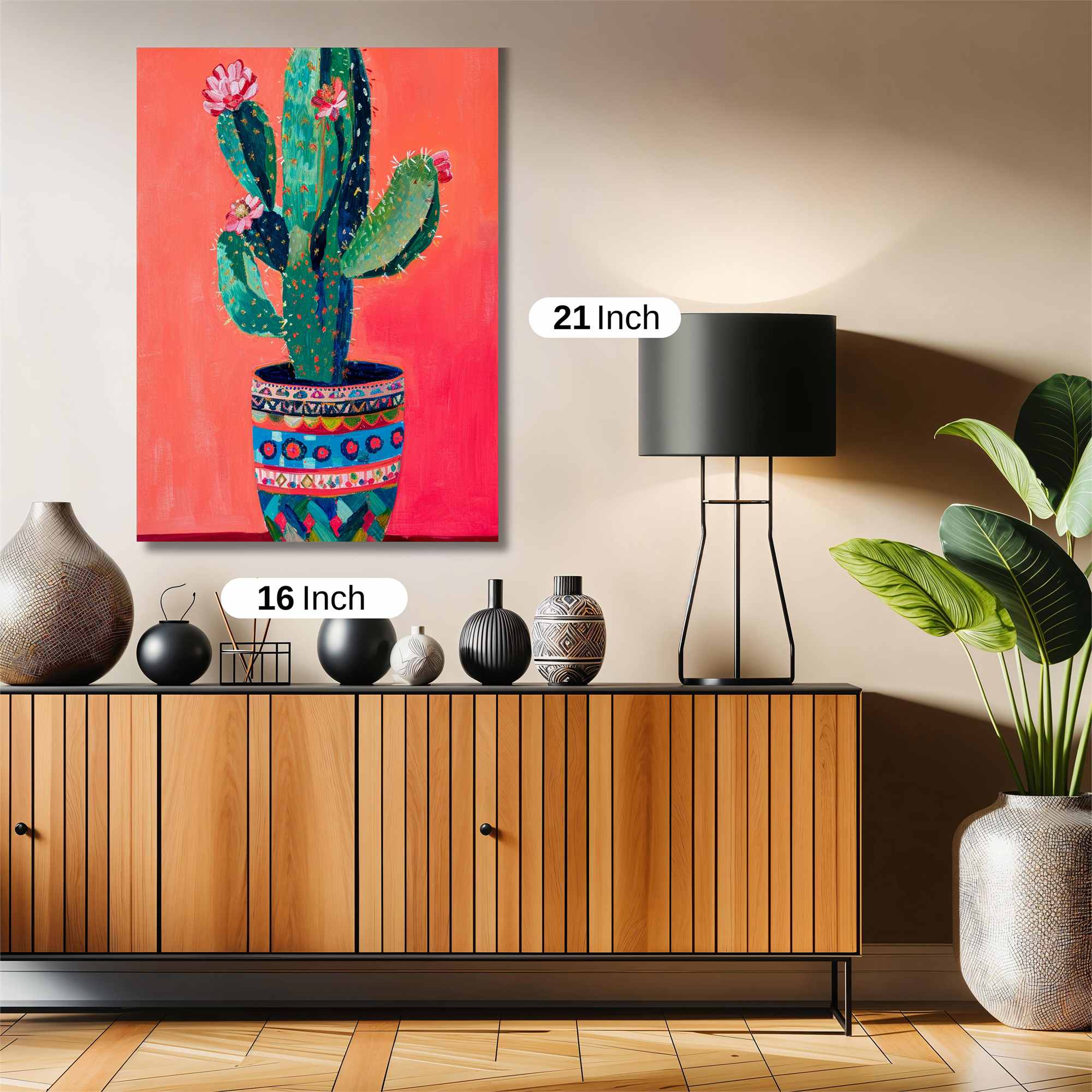 Cactus Cheer Safe Wall Magnetic / M