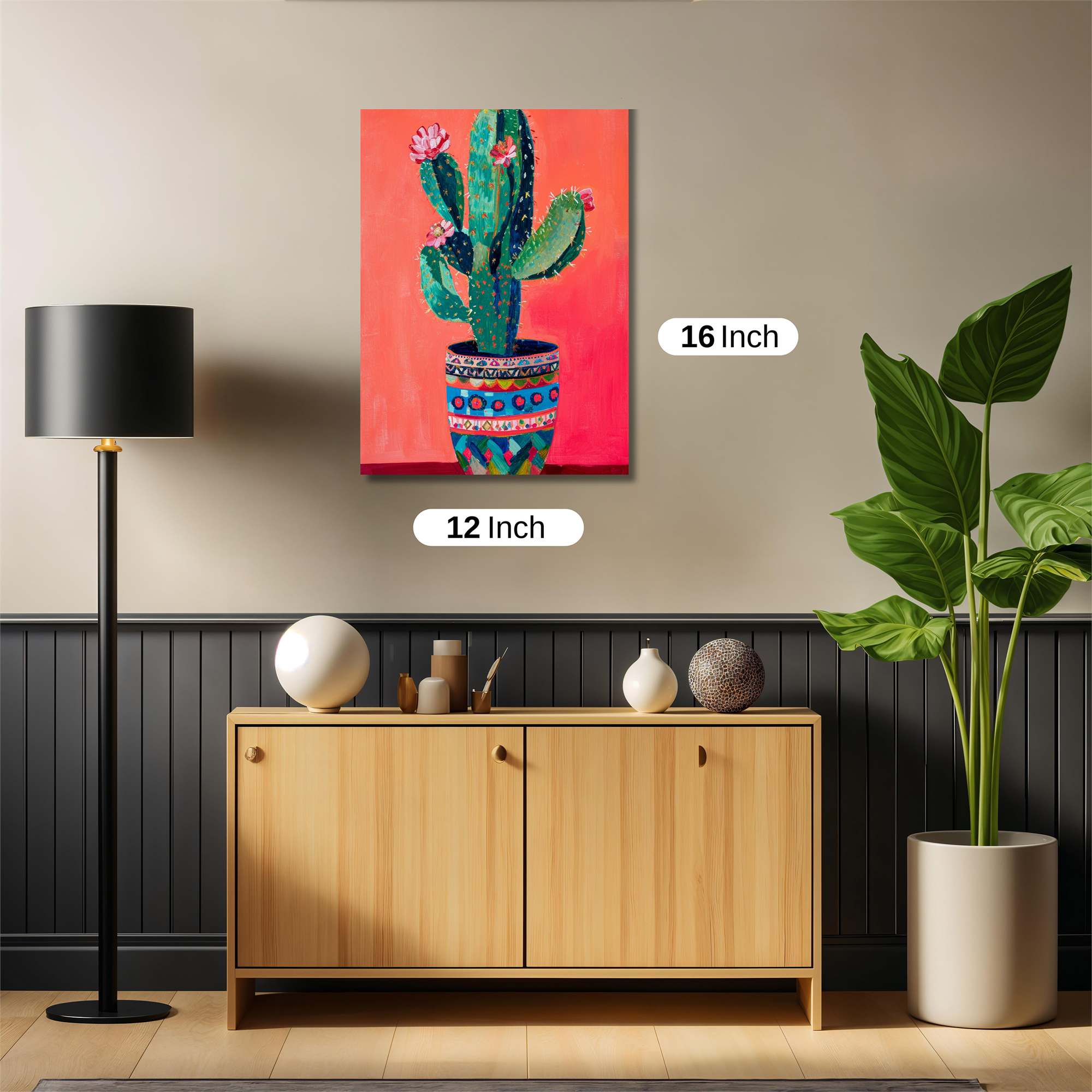 Cactus Cheer Safe Wall Magnetic / M