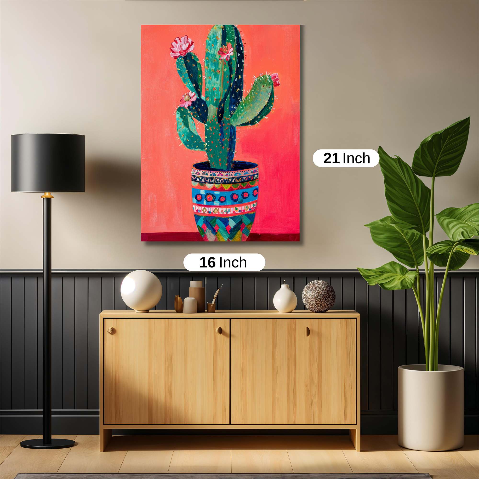 Cactus Cheer Safe Wall Magnetic / M
