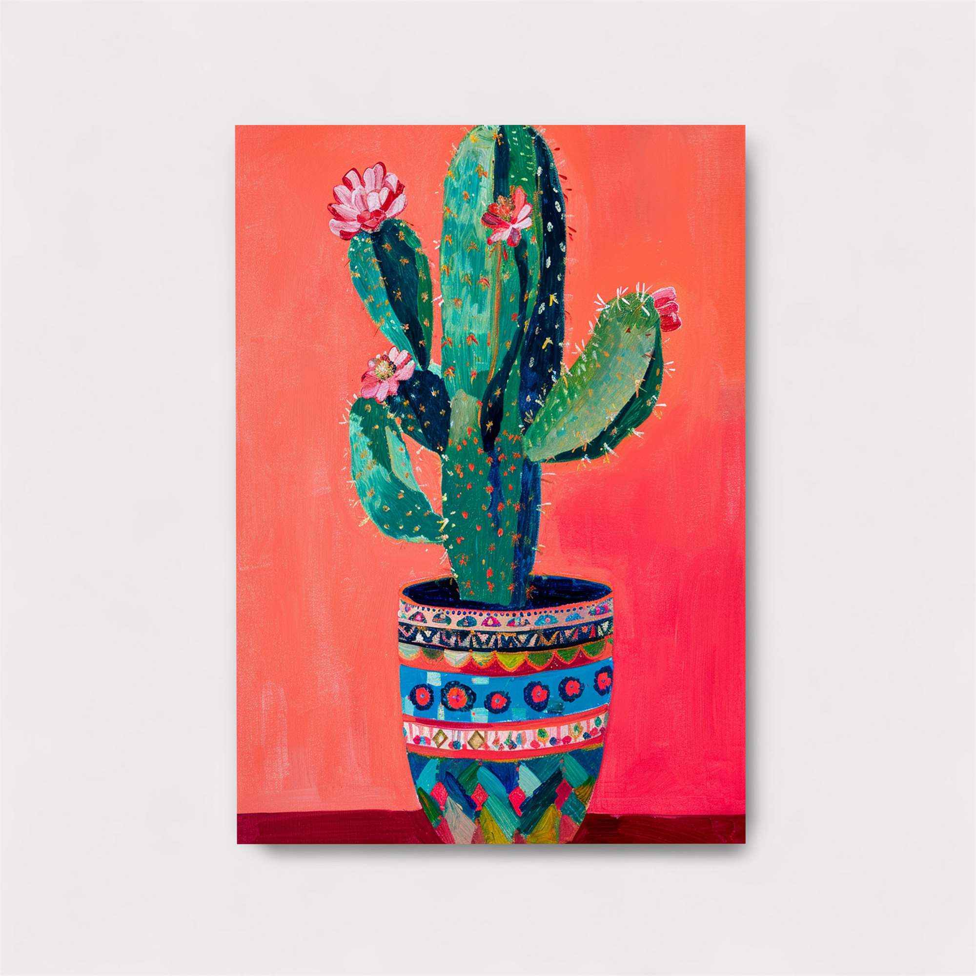 Cactus Cheer Safe Wall Magnetic / M