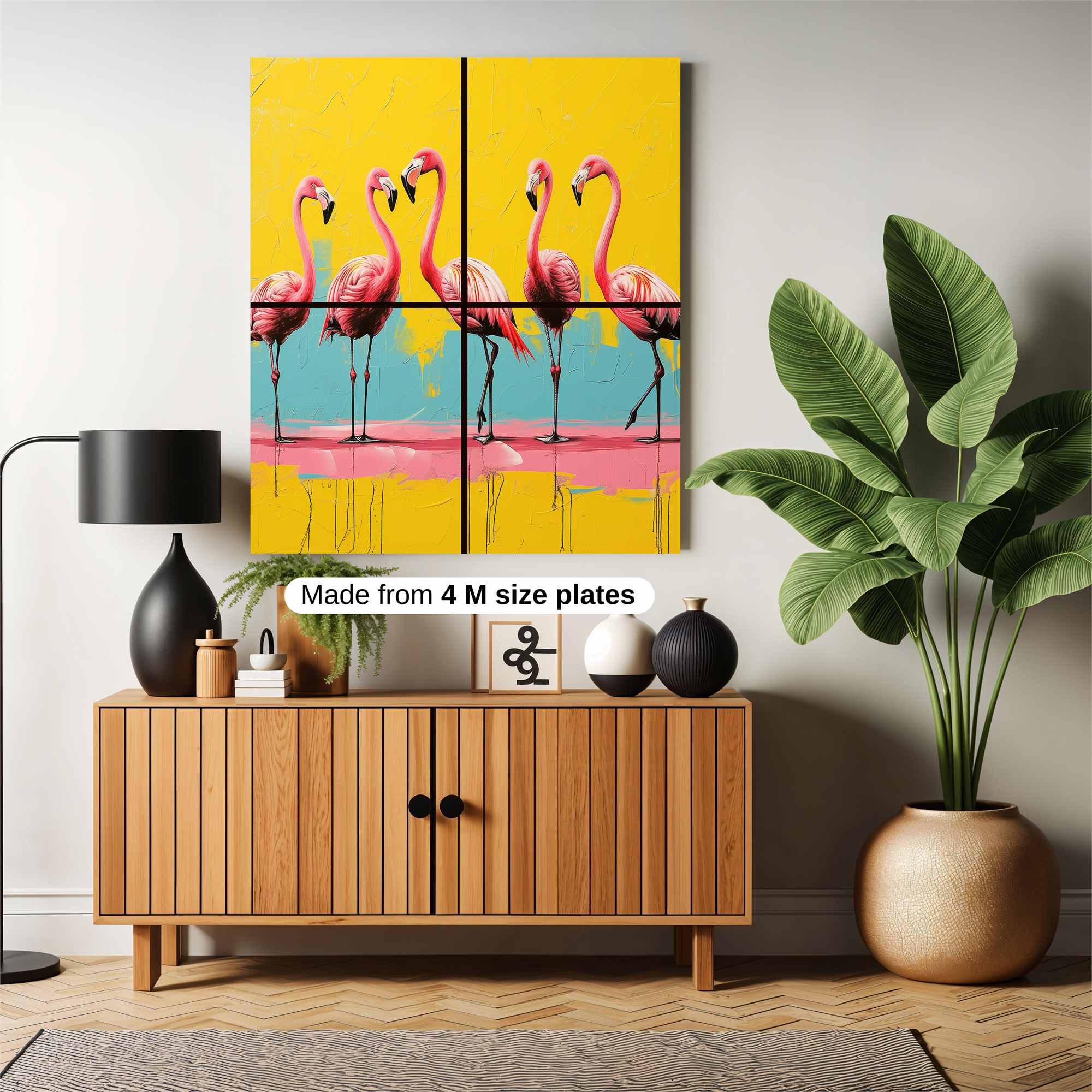 Flamingo Fiesta Safe Wall Magnetic / M