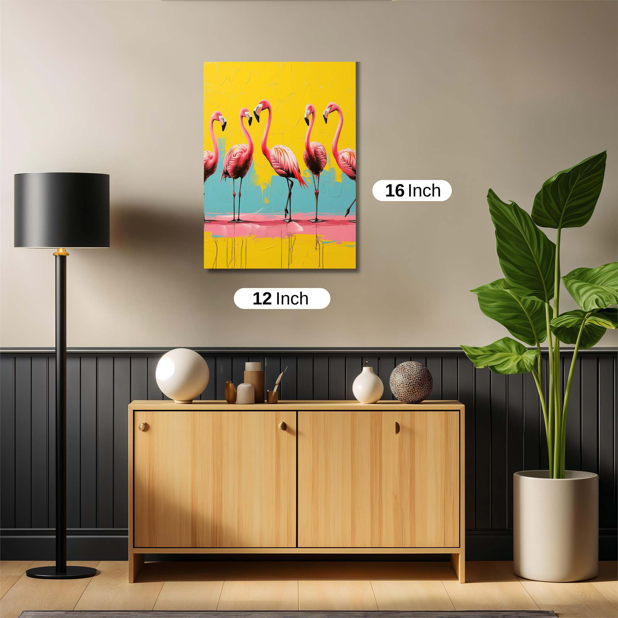 Flamingo Fiesta Safe Wall Magnetic / M