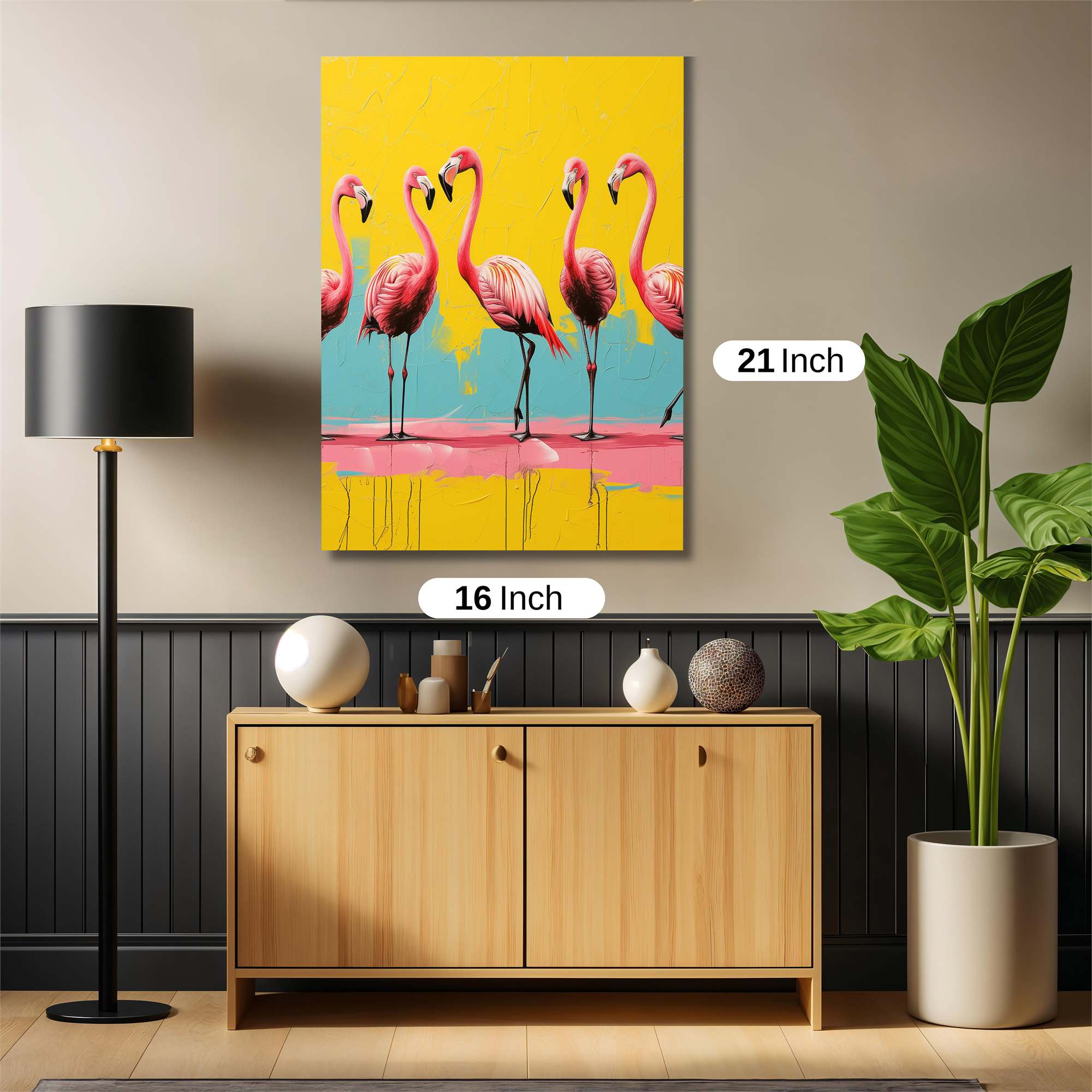 Flamingo Fiesta Safe Wall Magnetic / M