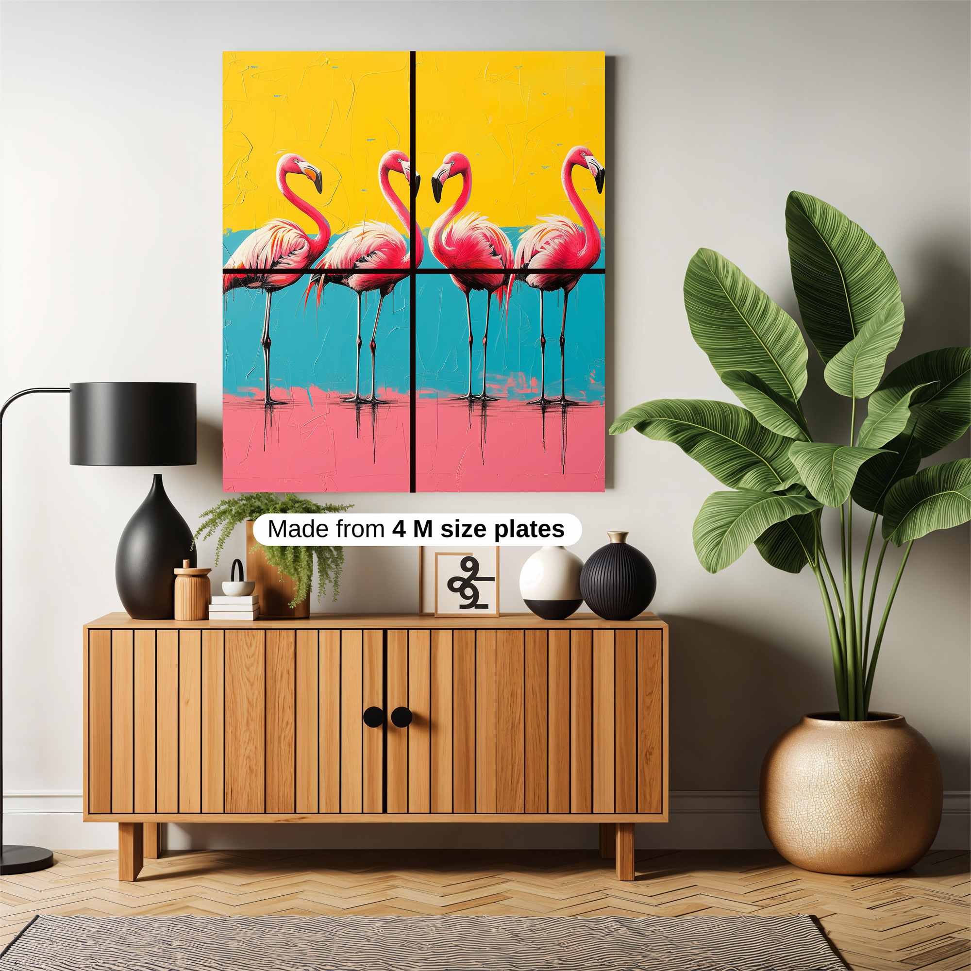 Flamingo Fiesta Safe Wall Magnetic / M