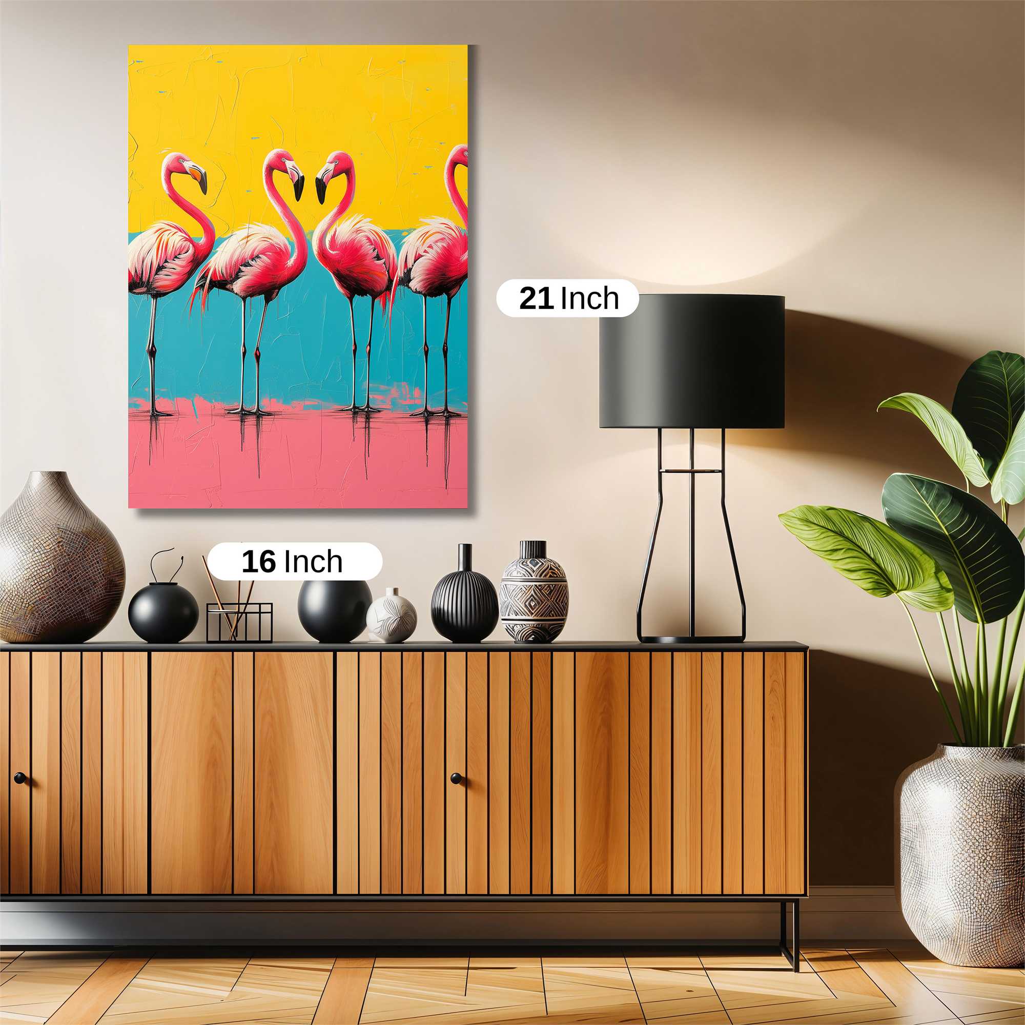 Flamingo Fiesta Safe Wall Magnetic / M