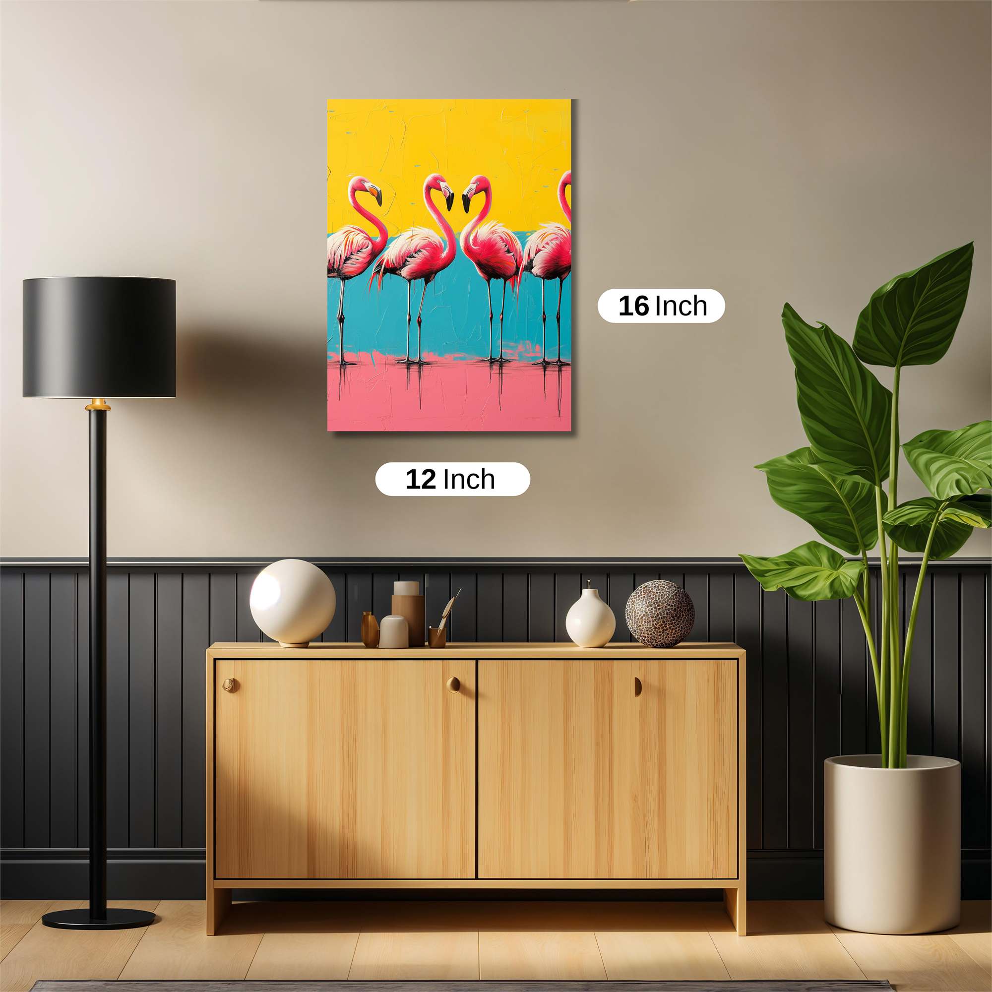 Flamingo Fiesta Safe Wall Magnetic / M