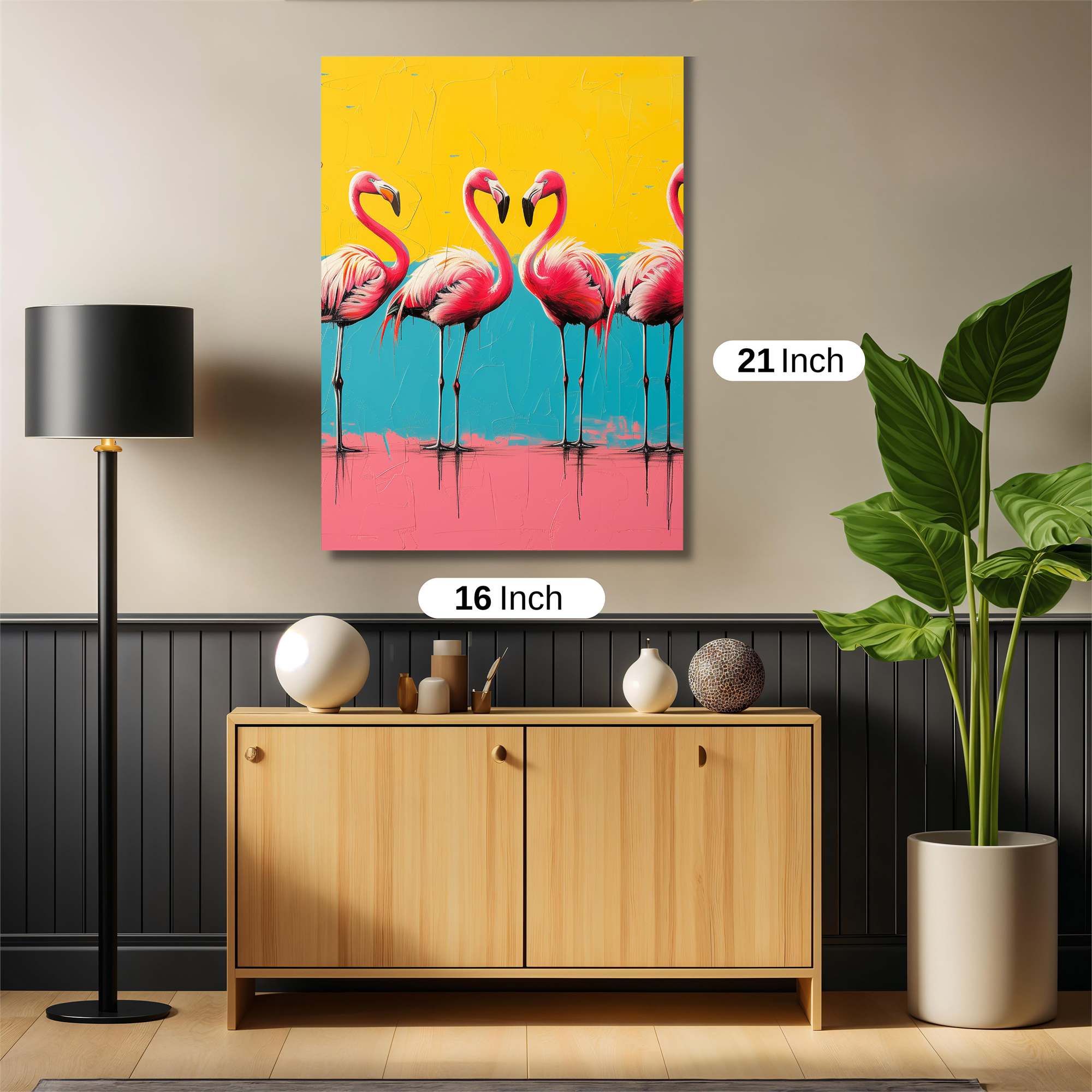 Flamingo Fiesta Safe Wall Magnetic / M