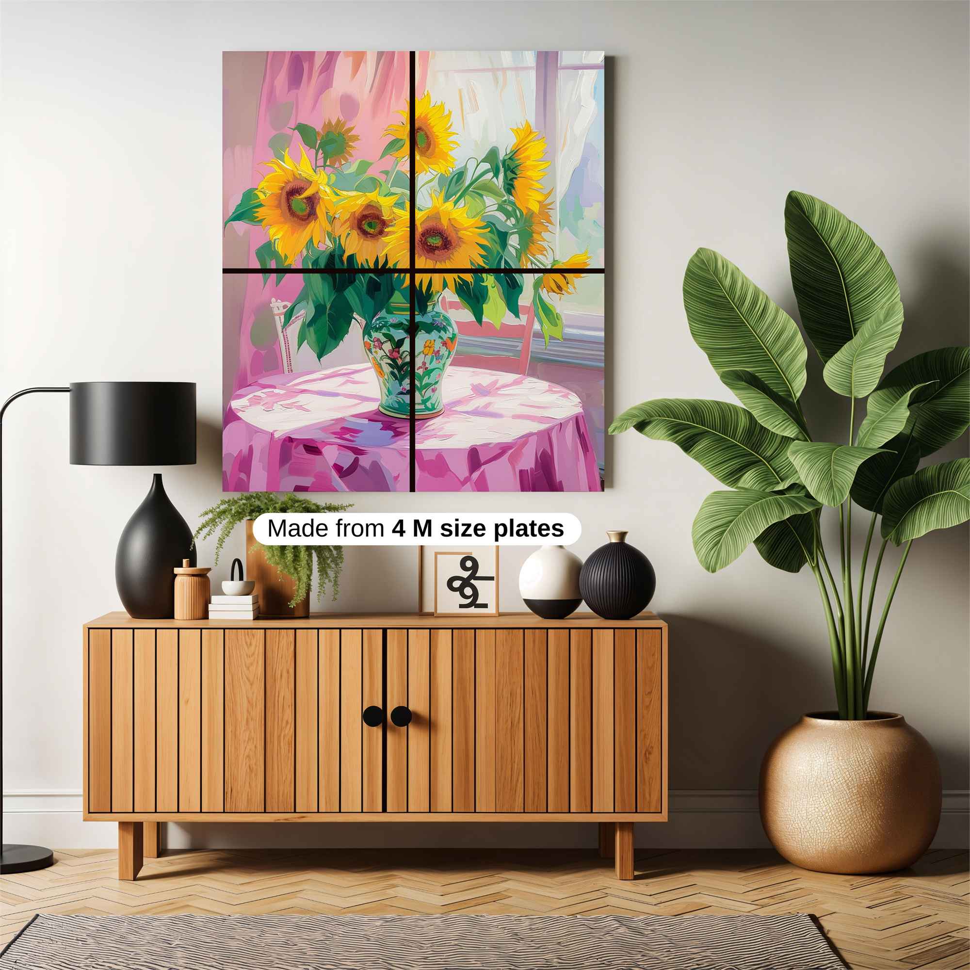 Sunflowers Serene Safe Wall Magnetic / M