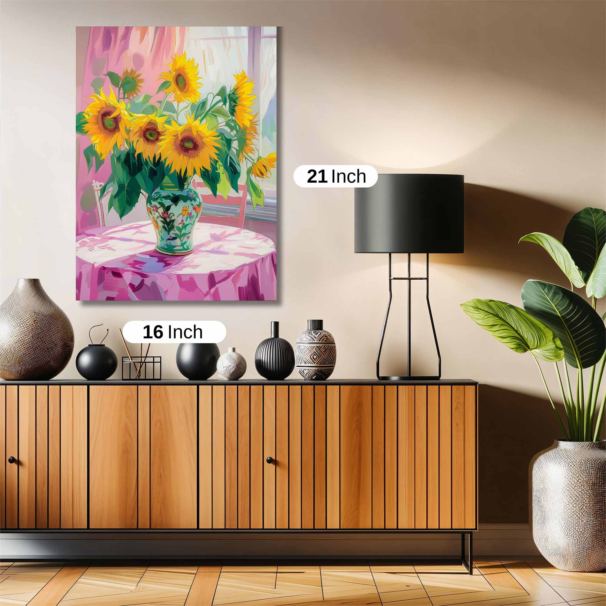 Sunflowers Serene Safe Wall Magnetic / M