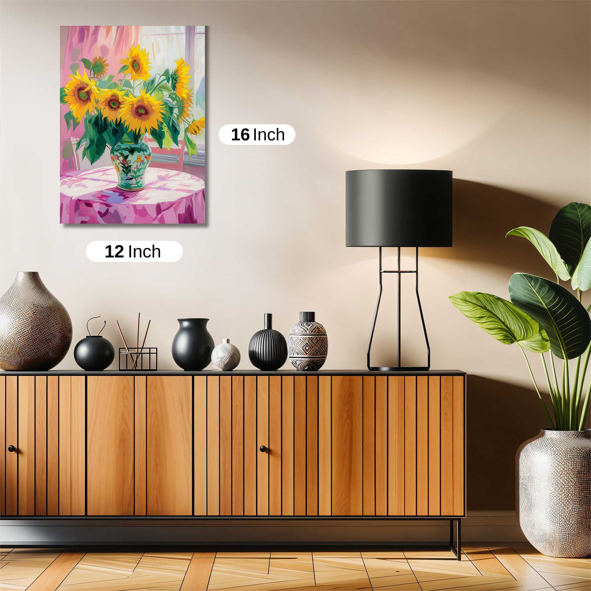 Sunflowers Serene Safe Wall Magnetic / M