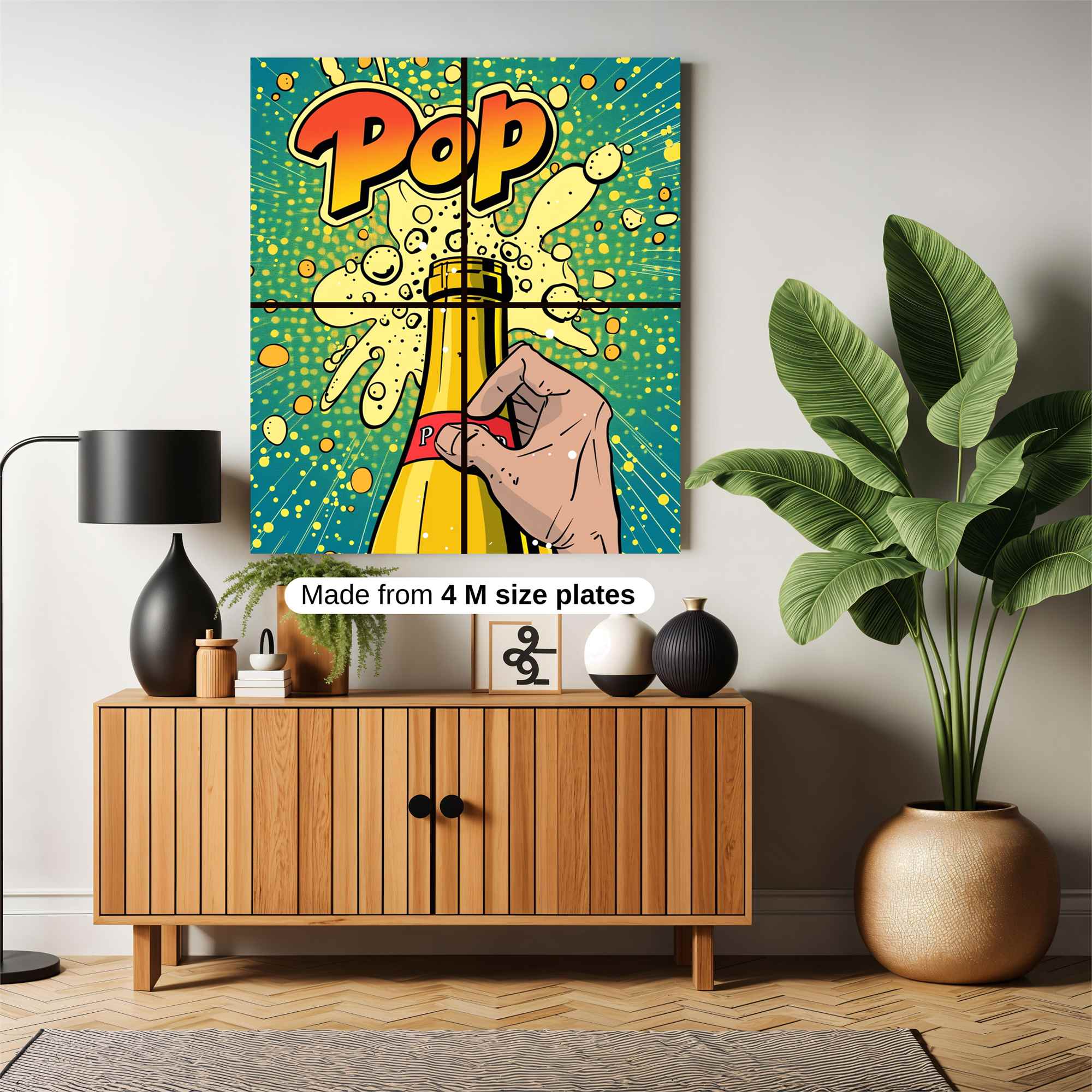 Pop Fizz Safe Wall Magnetic / M