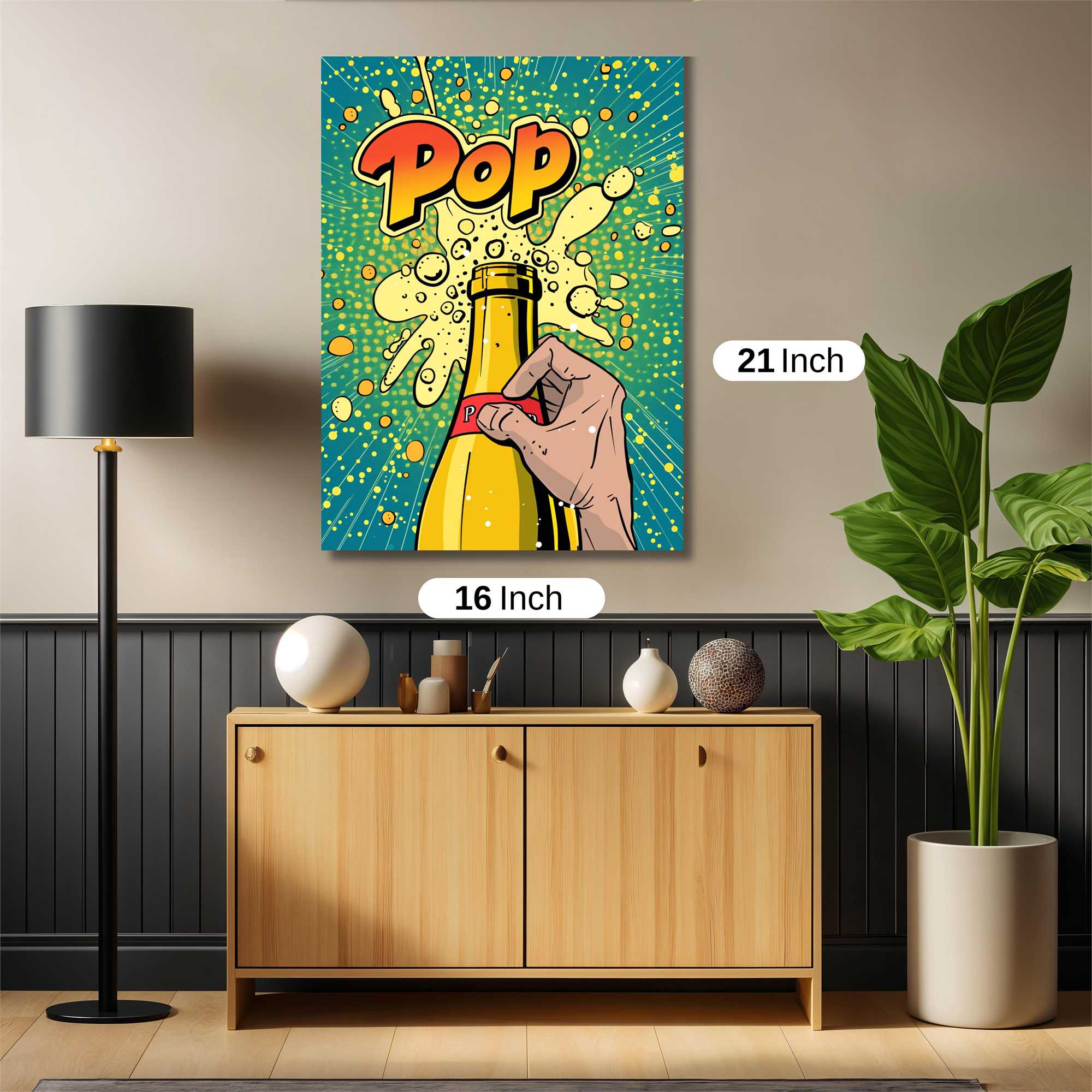 Pop Fizz Safe Wall Magnetic / M