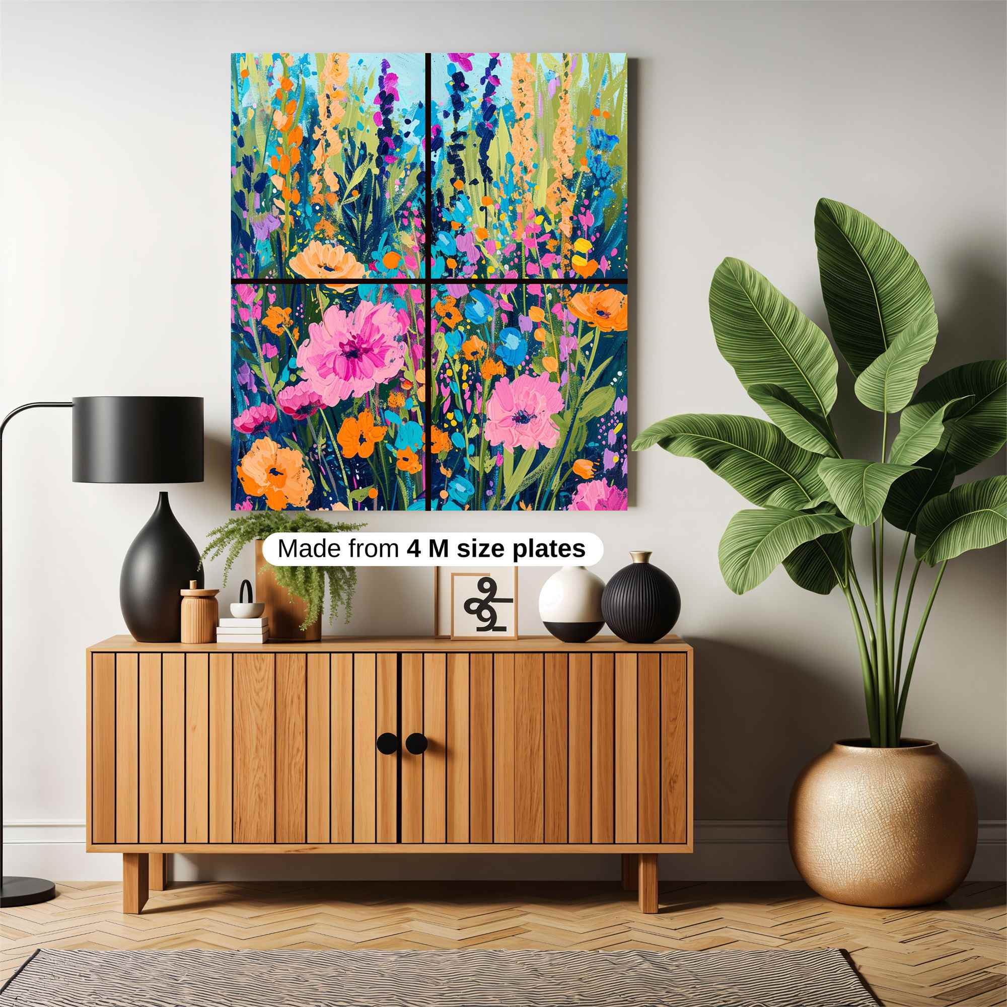 Floral Bliss Safe Wall Magnetic / M