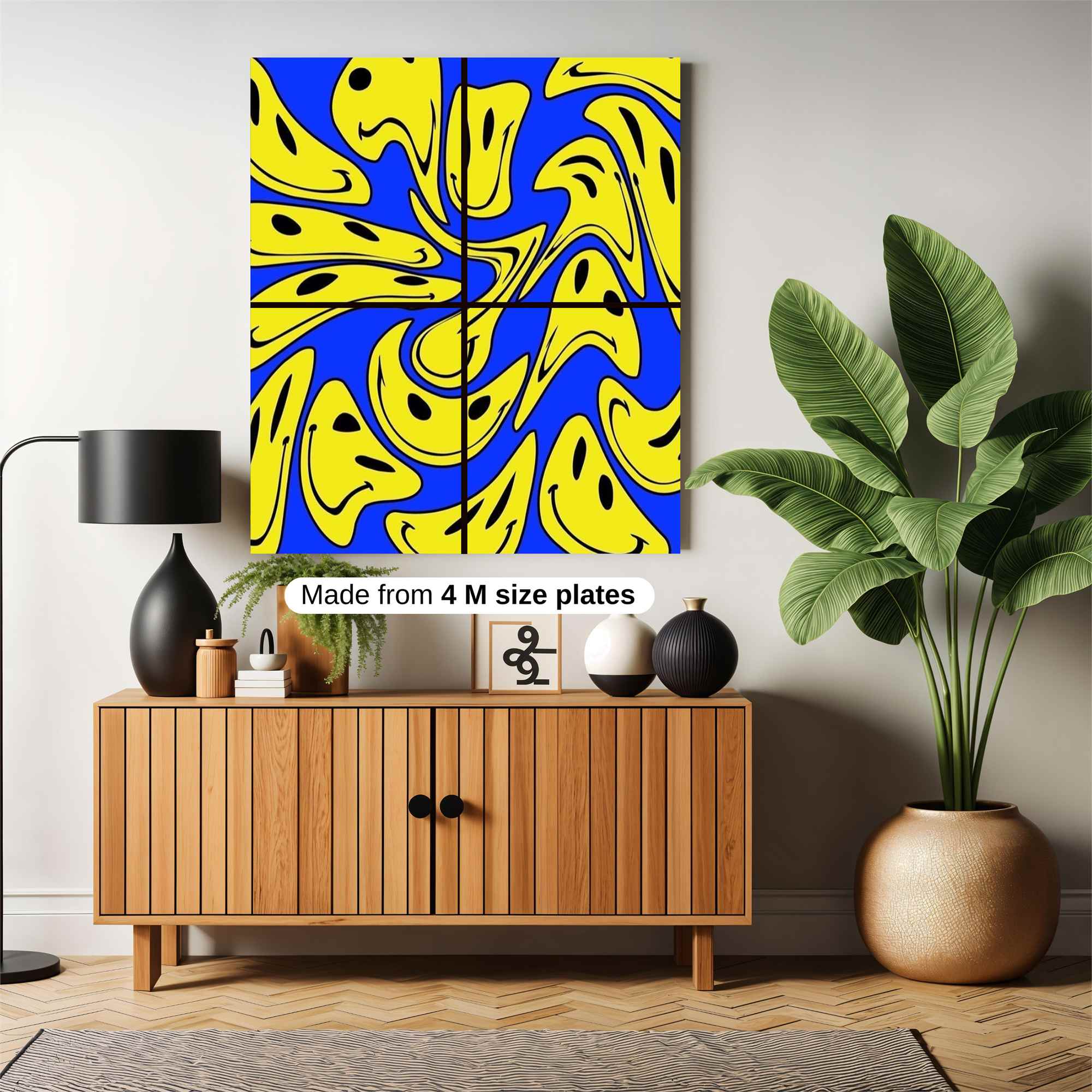 Smiley Whirlwind Safe Wall Magnetic / M