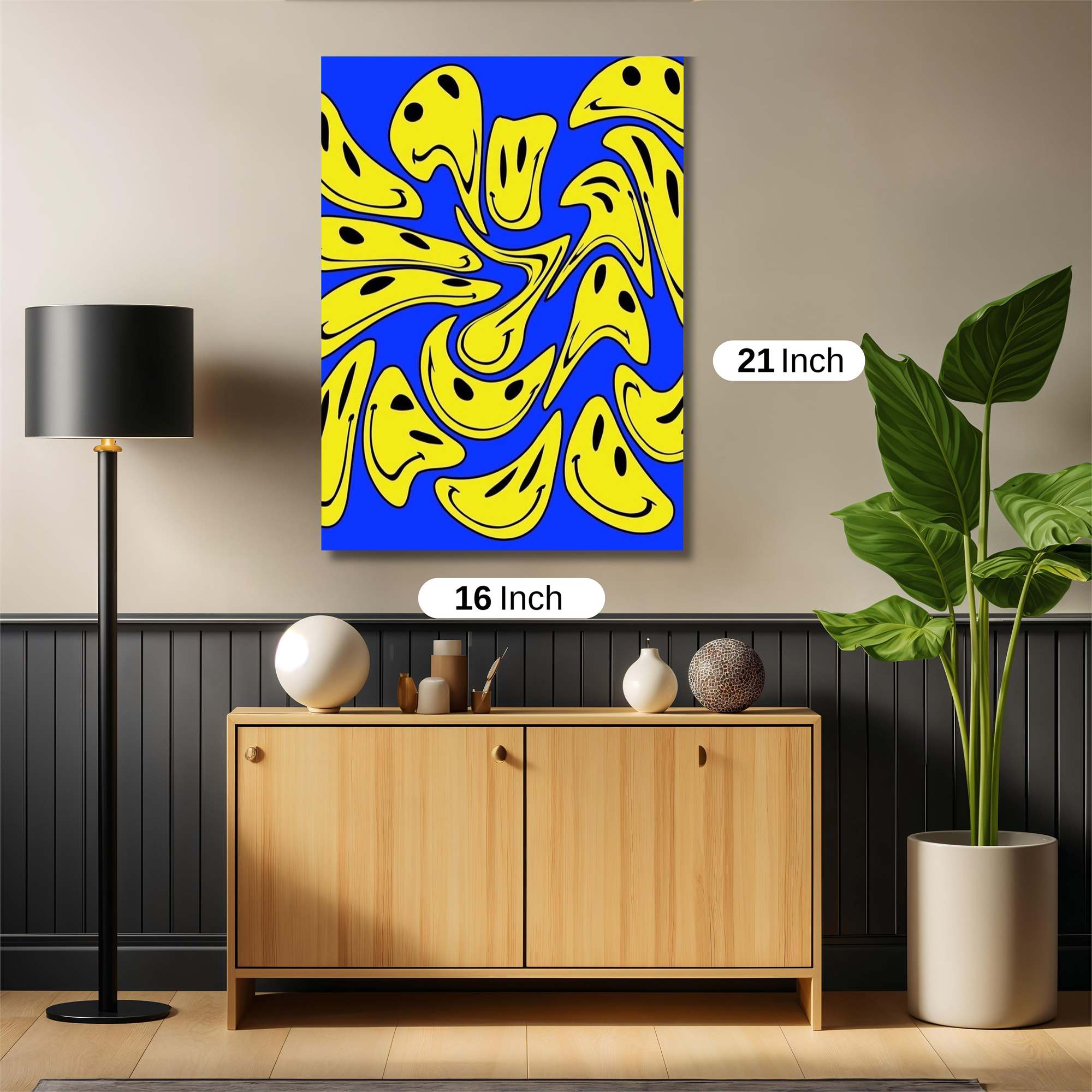 Smiley Whirlwind Safe Wall Magnetic / M