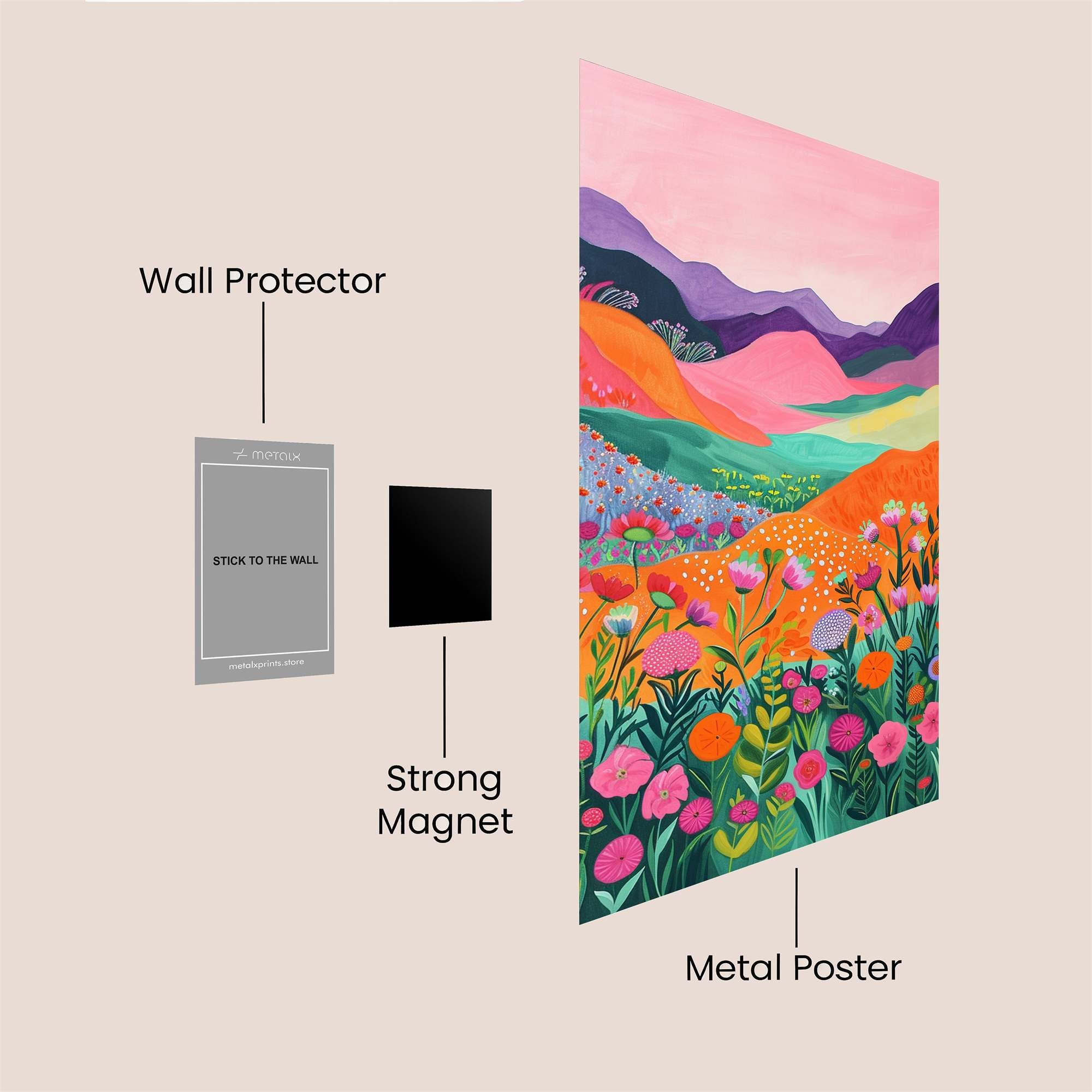 Blossom Bliss Safe Wall Magnetic / M
