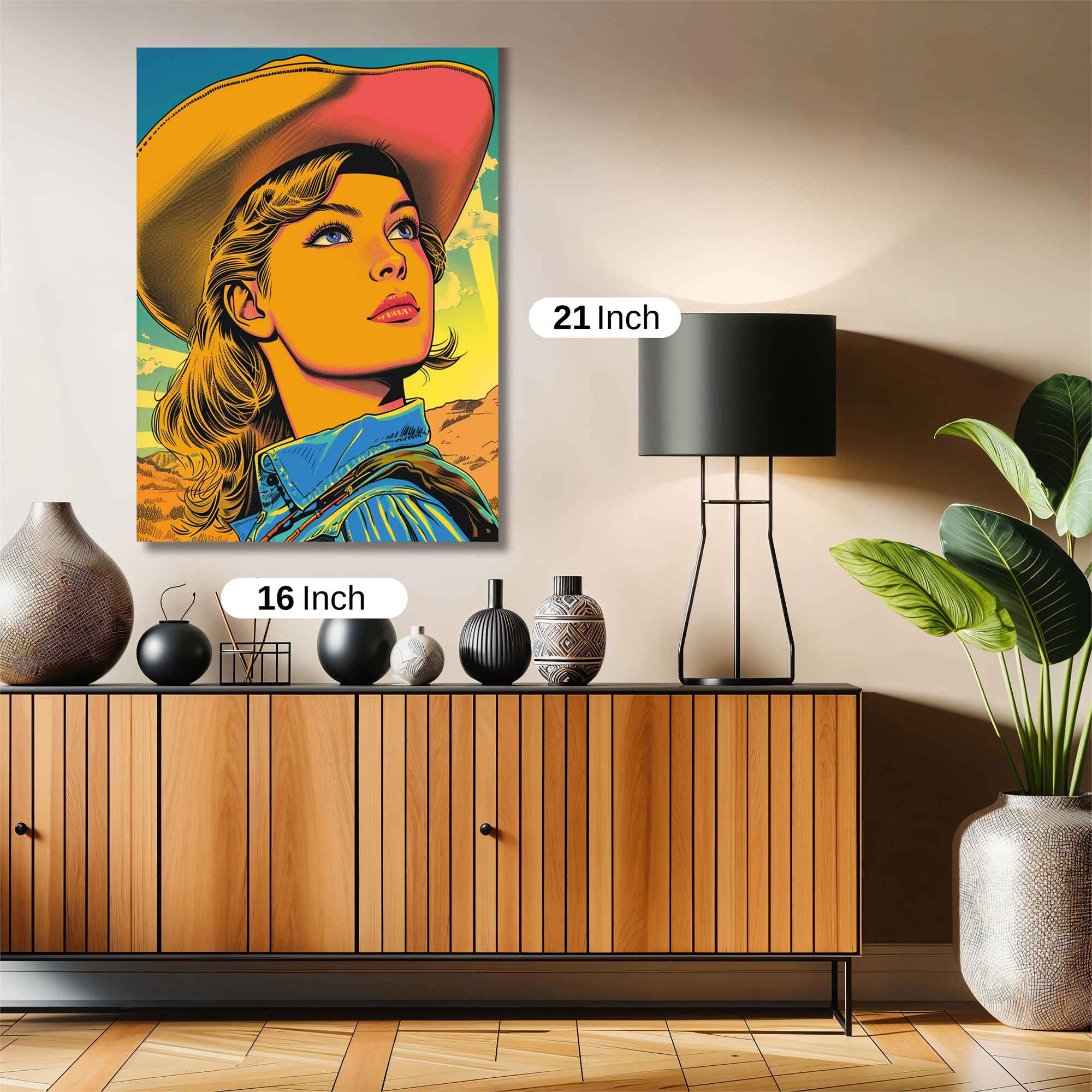 Cowgirl Dream Safe Wall Magnetic / M