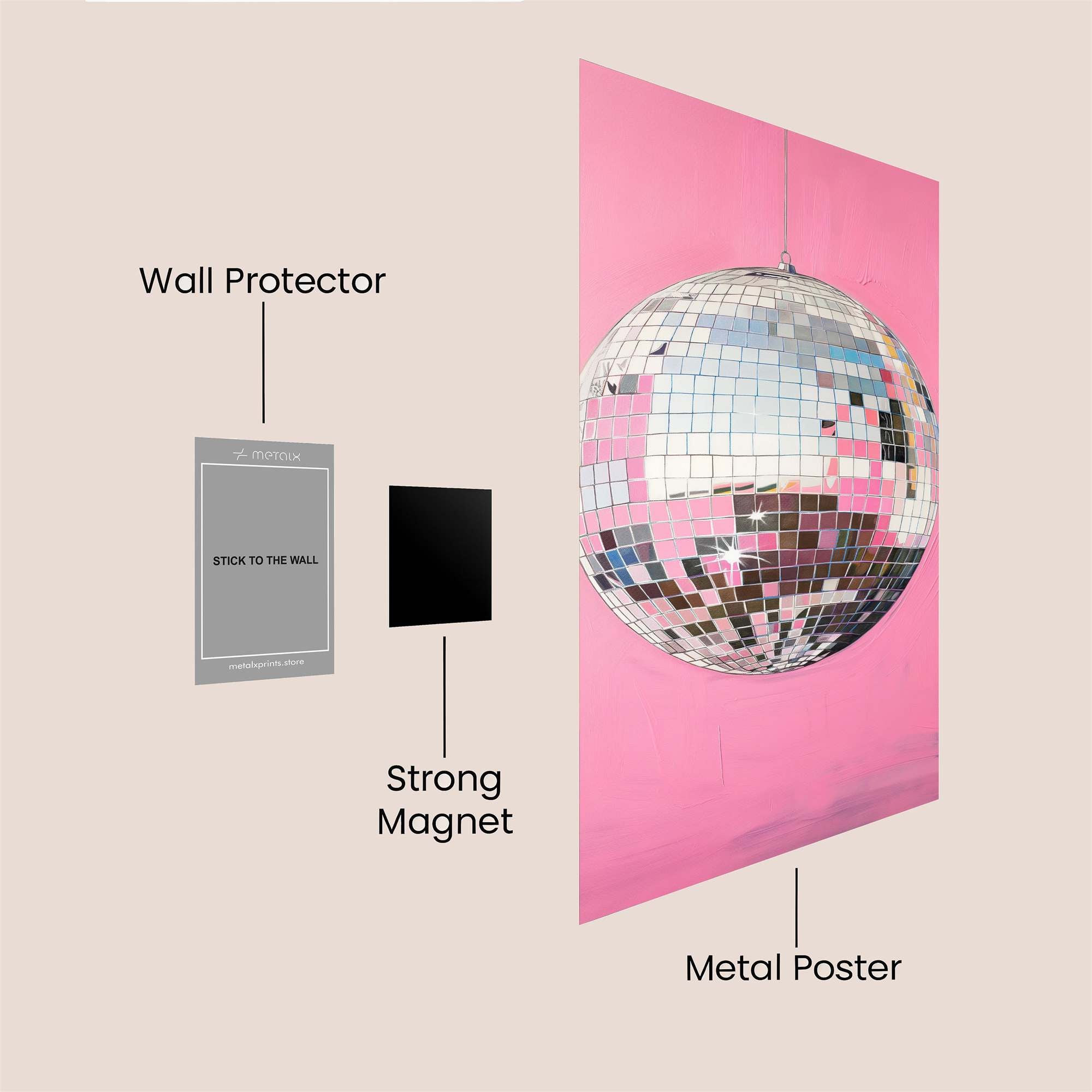 Disco Dream Safe Wall Magnetic / M