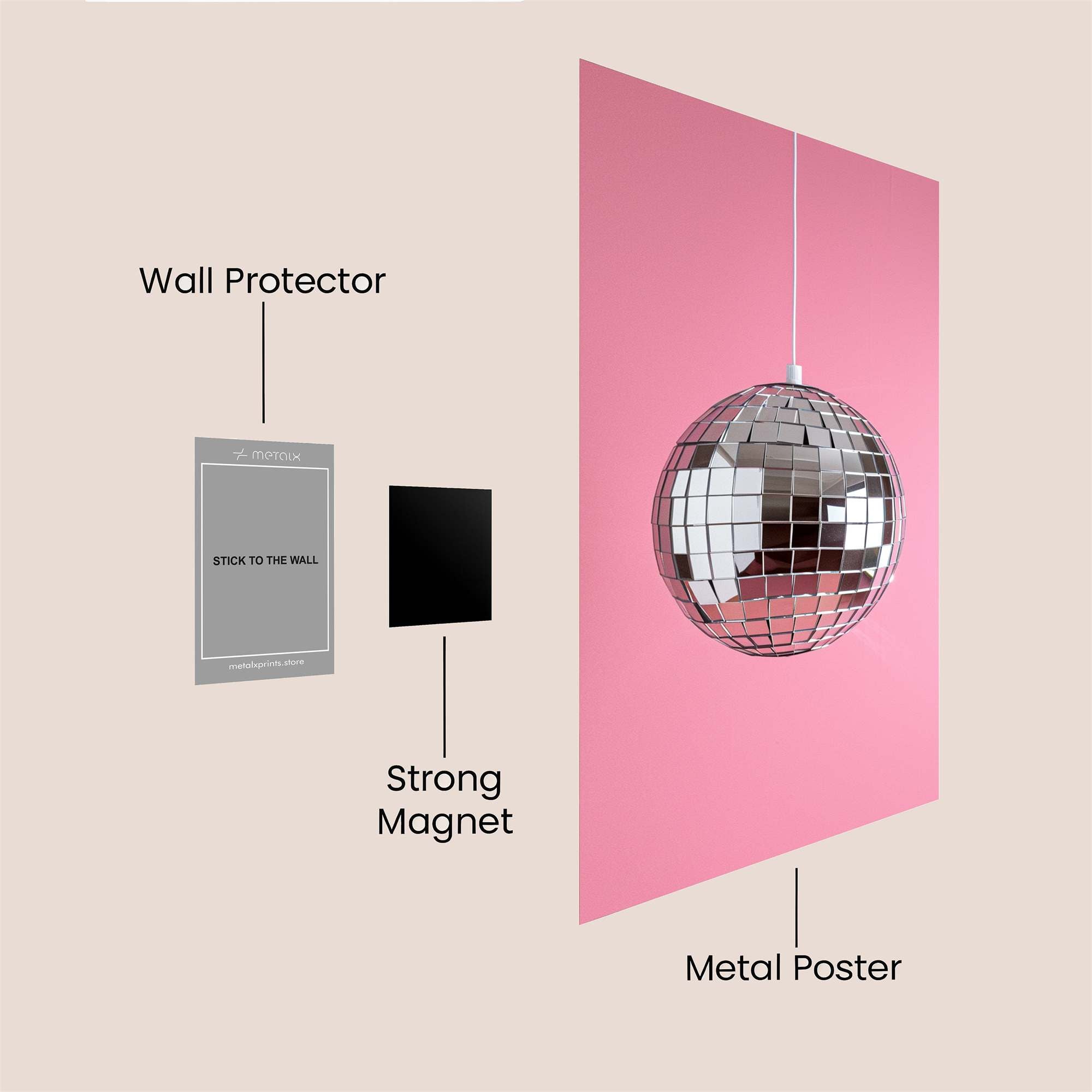Disco Dream Safe Wall Magnetic / M