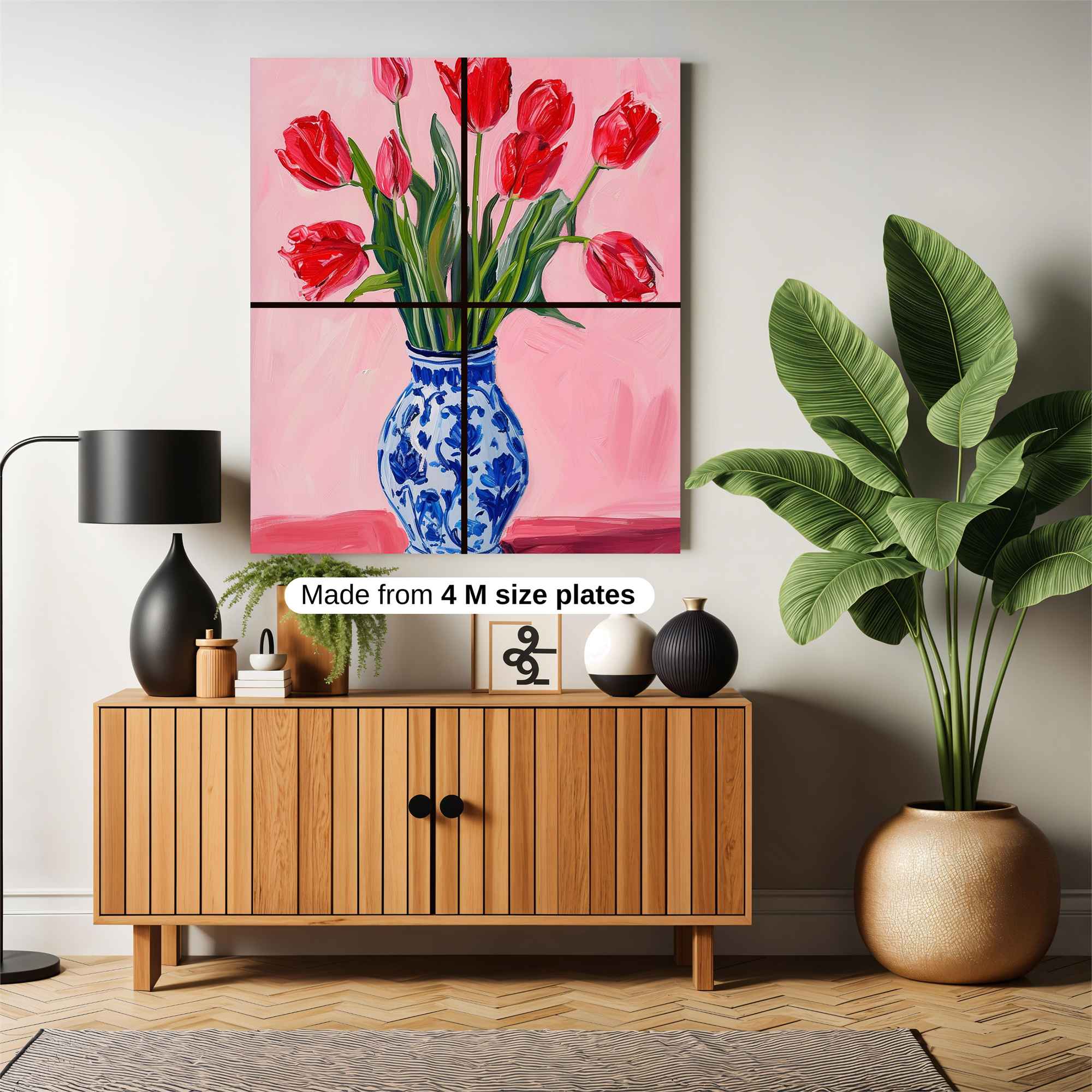 Tulips Rejoice Safe Wall Magnetic / M
