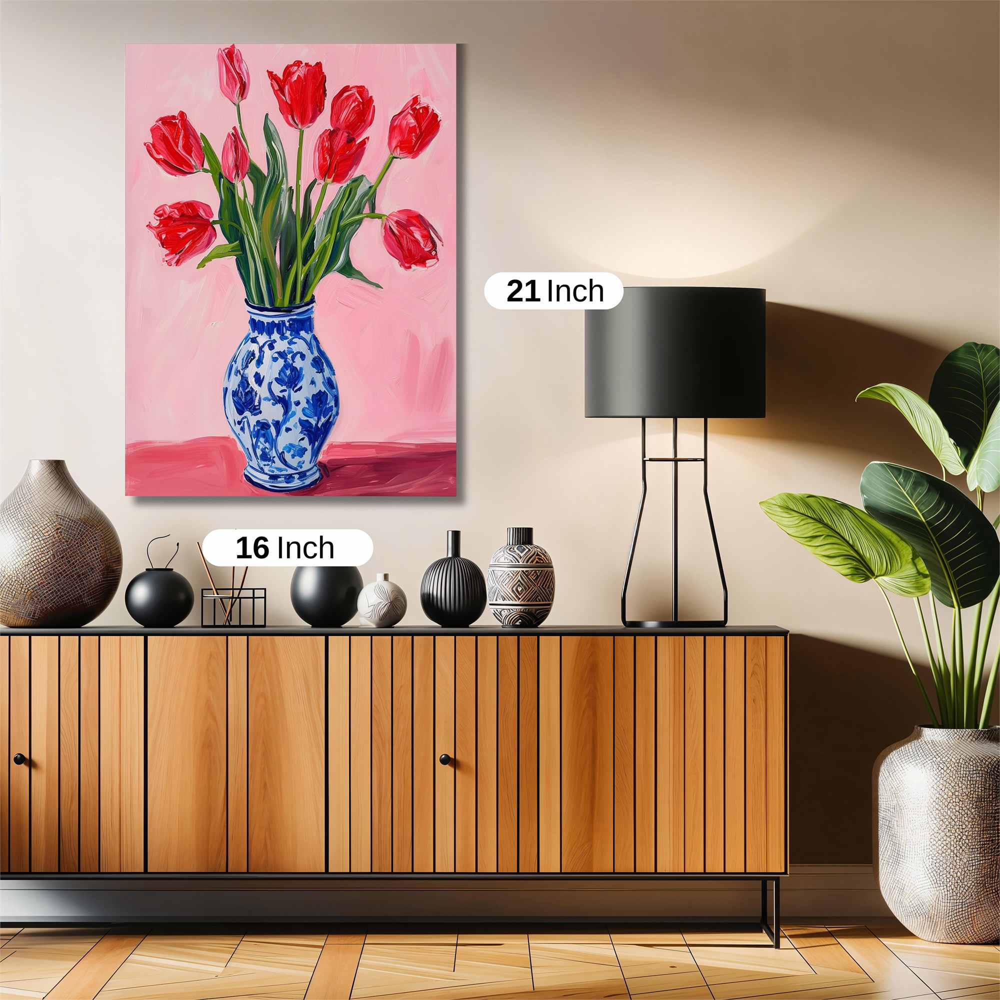 Tulips Rejoice Safe Wall Magnetic / M