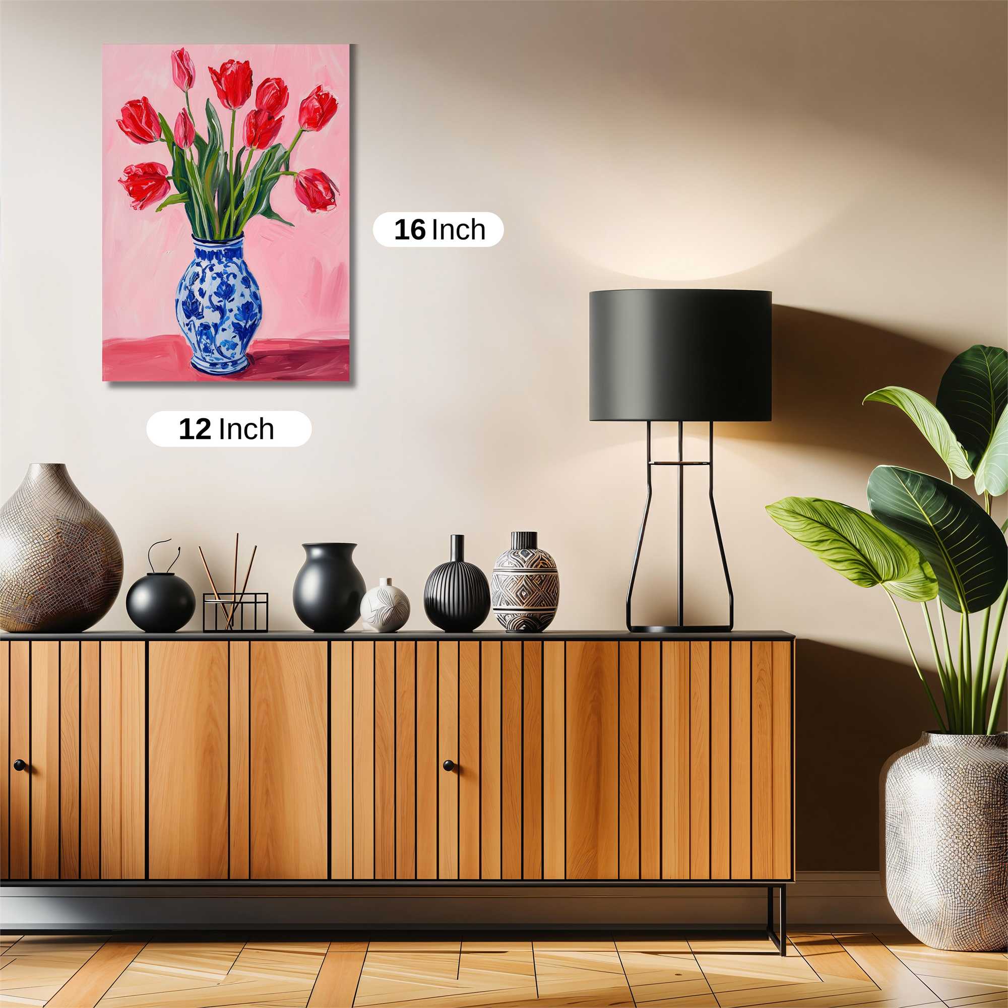 Tulips Rejoice Safe Wall Magnetic / M