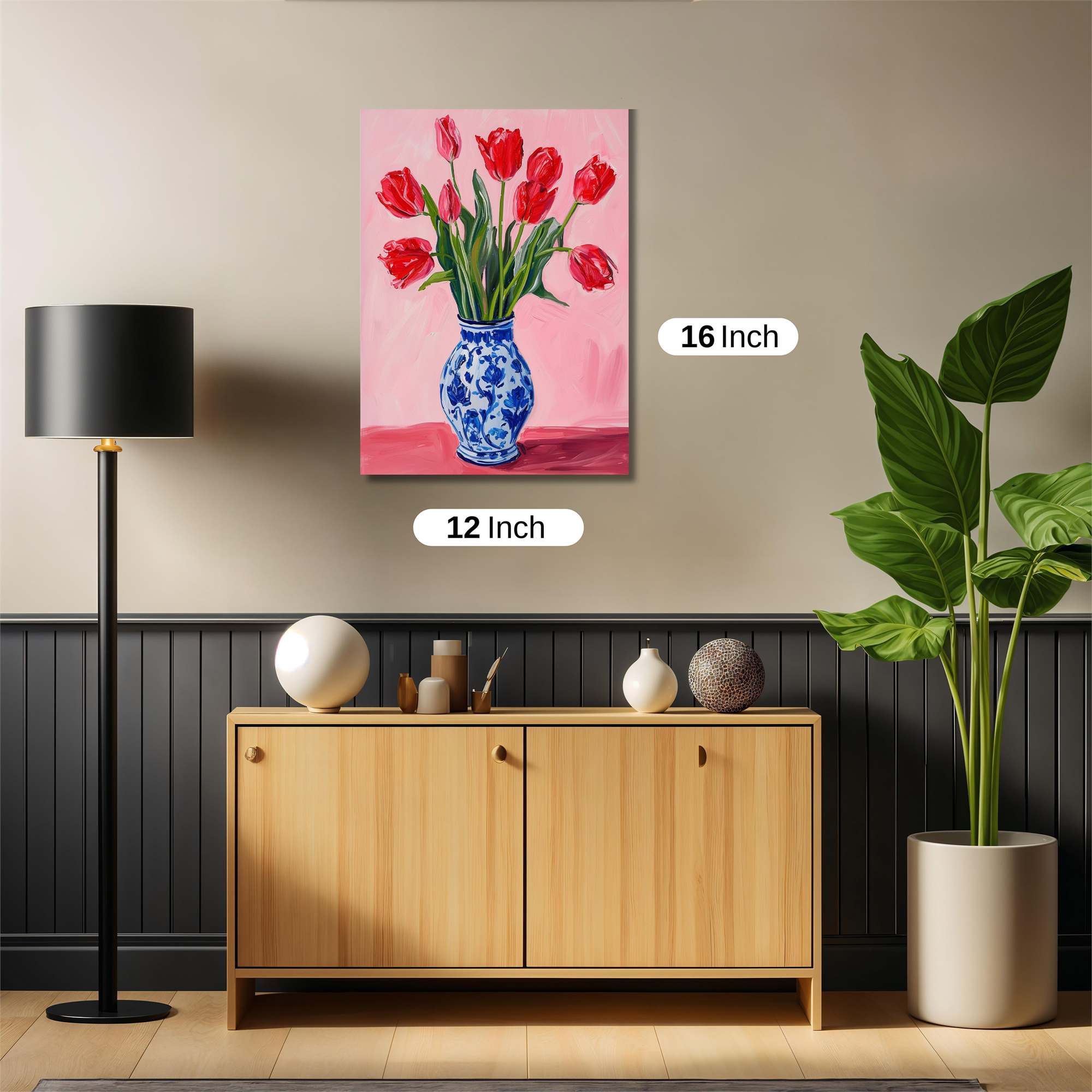 Tulips Rejoice Safe Wall Magnetic / M