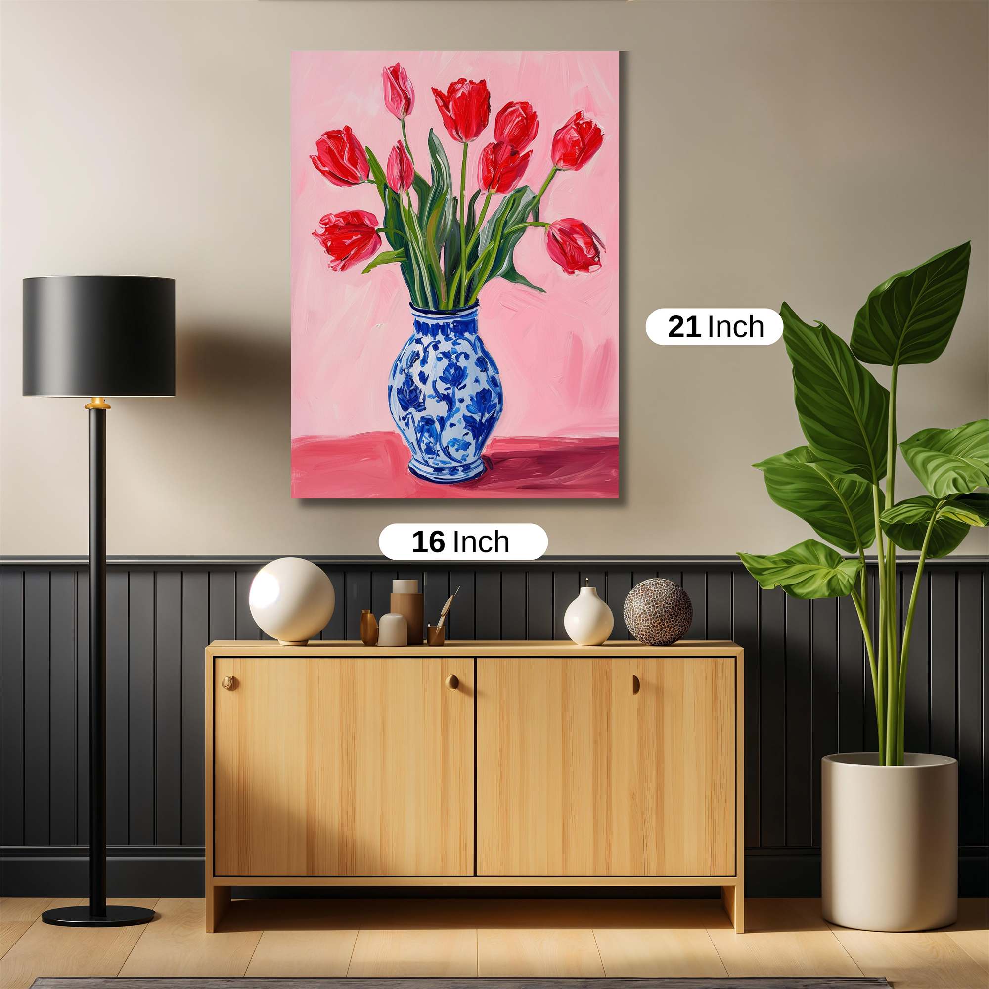 Tulips Rejoice Safe Wall Magnetic / M