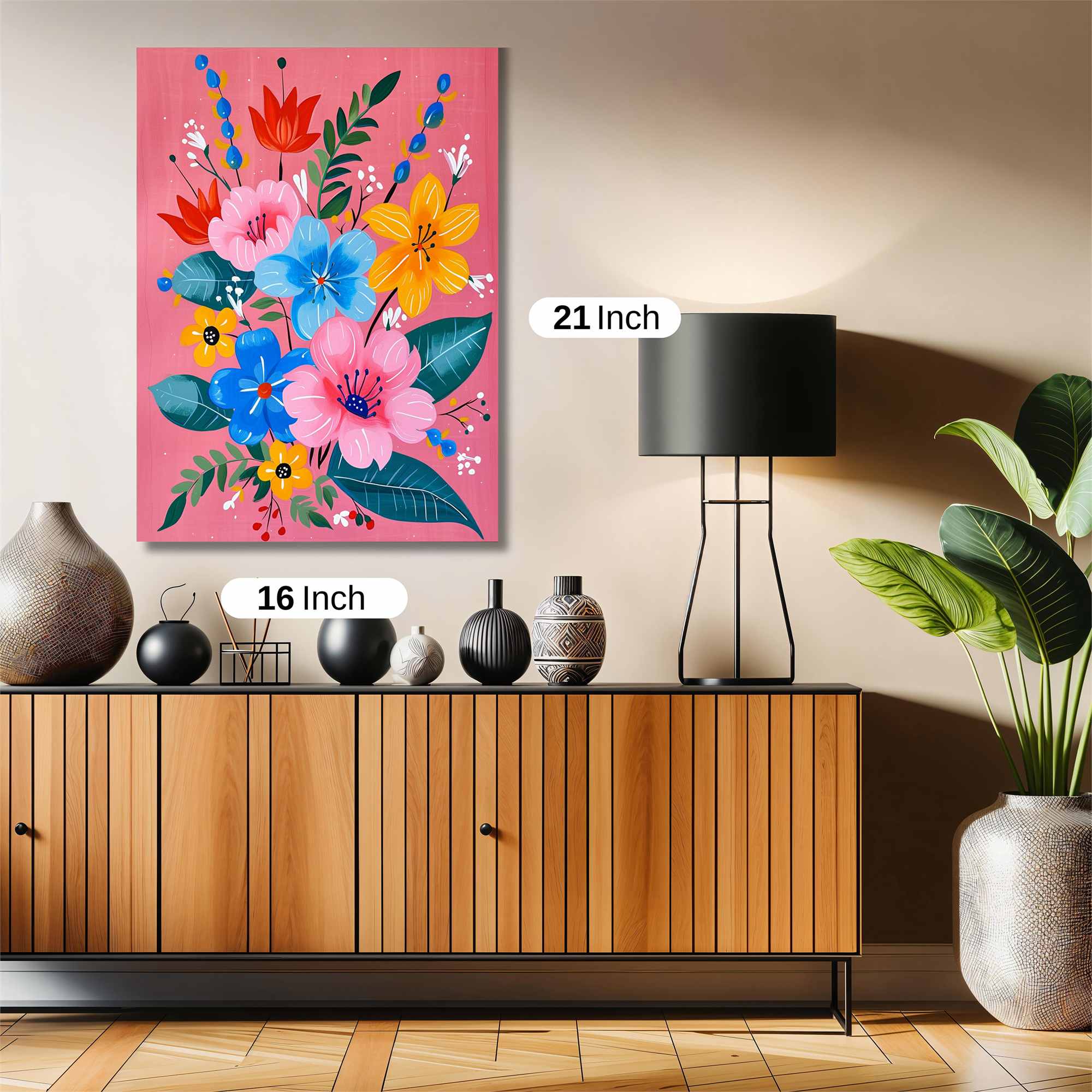 Floral Fiesta Safe Wall Magnetic / M