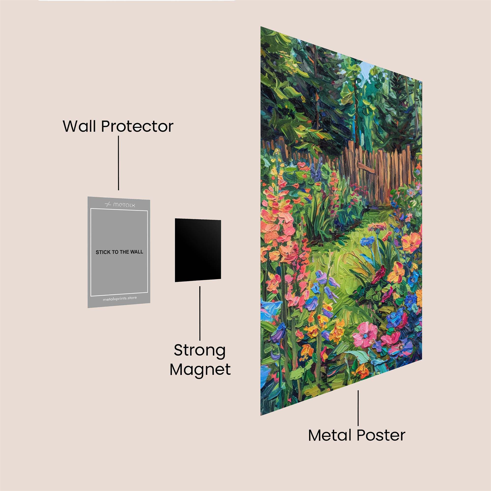 Garden Bliss Safe Wall Magnetic / M