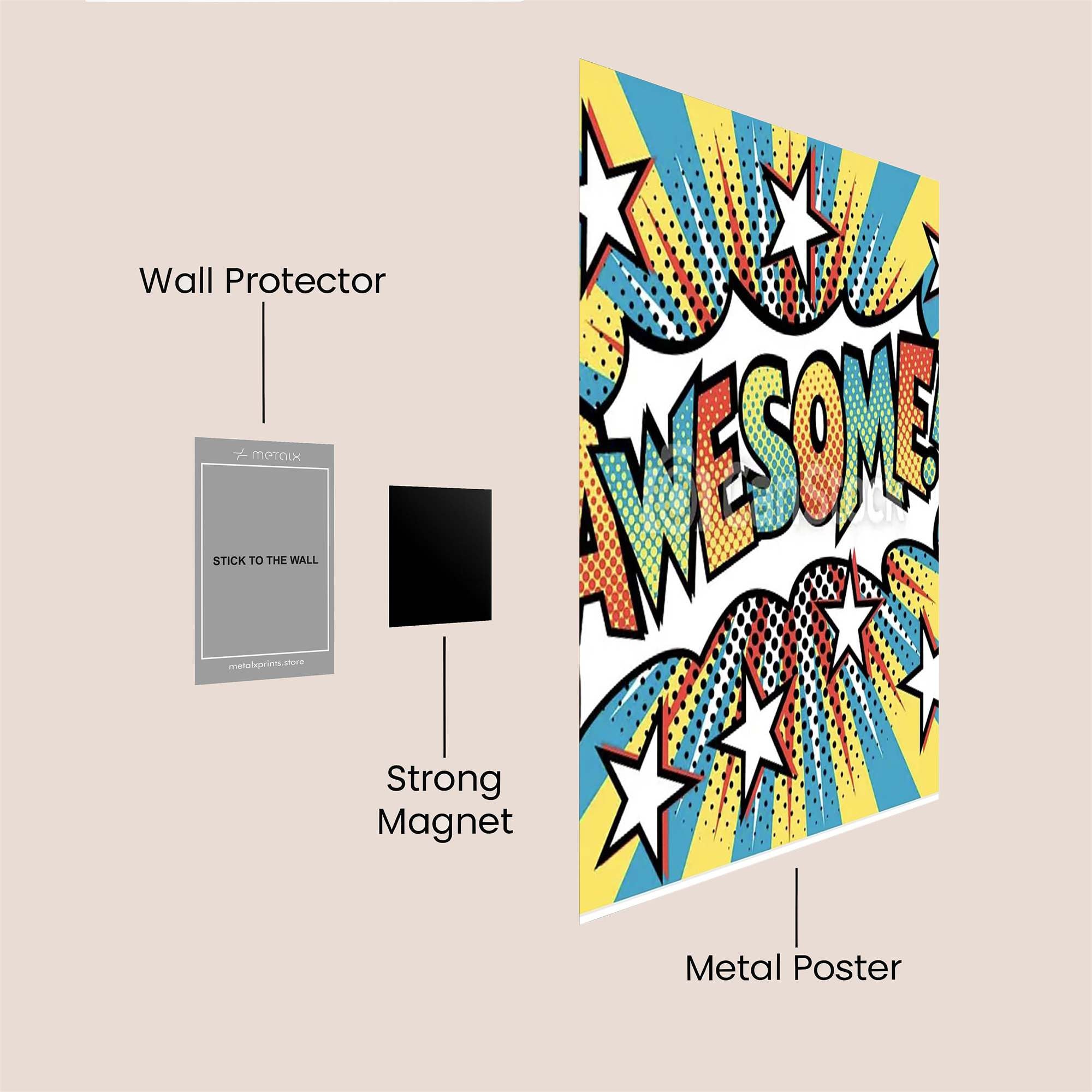 Awesome Blast Safe Wall Magnetic / M