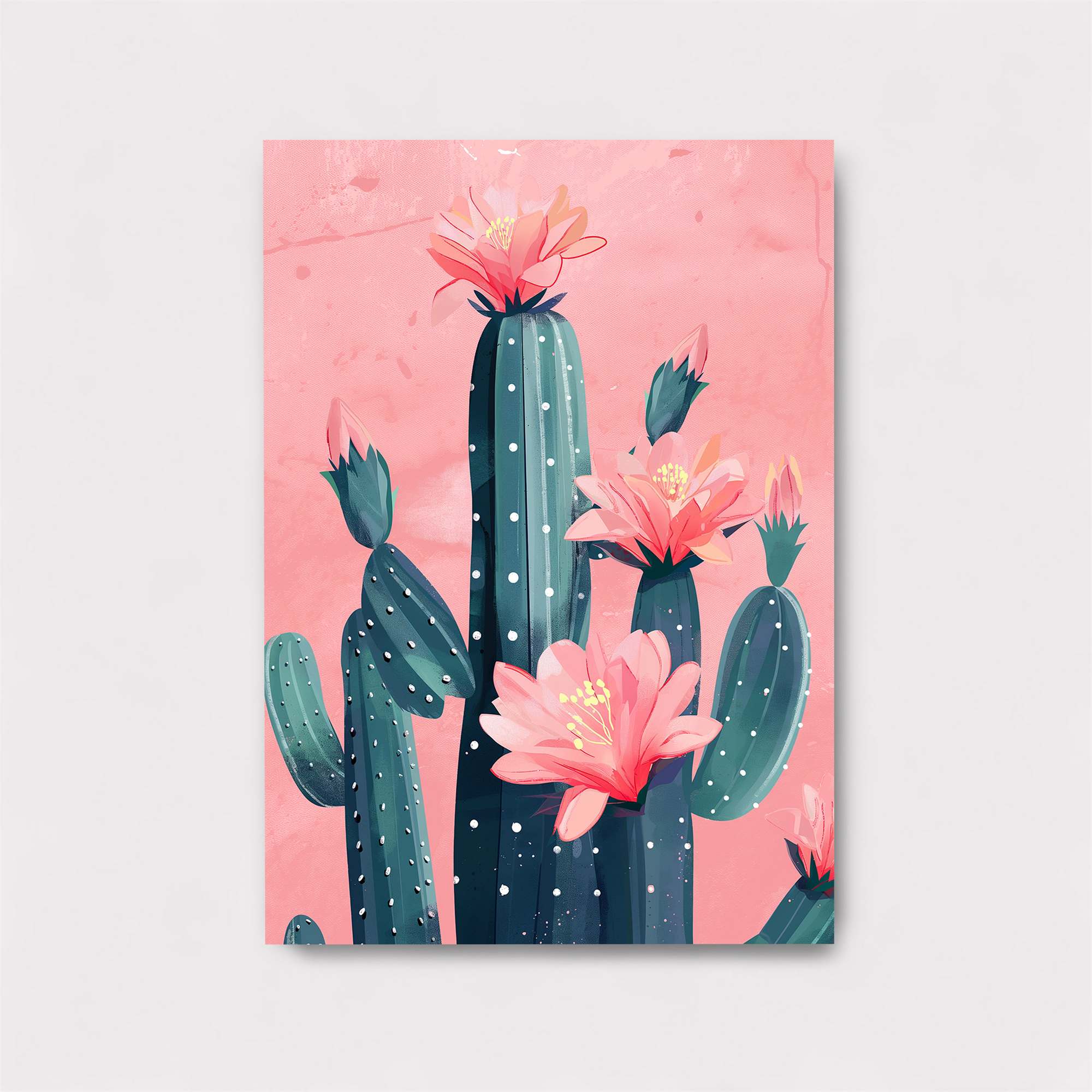 Cactus Bloom Safe Wall Magnetic / M